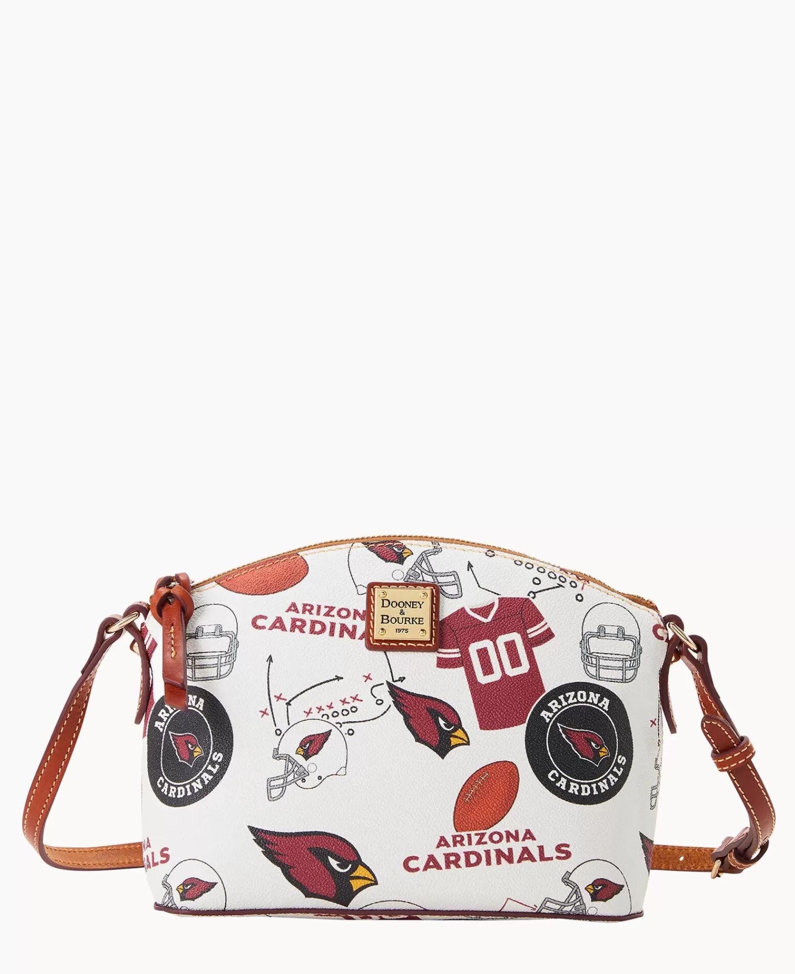 Shoulder Bags | Crossbodies>Dooney & Bourke NFL AZ Cardinals Suki Crossbody WhiteMulti