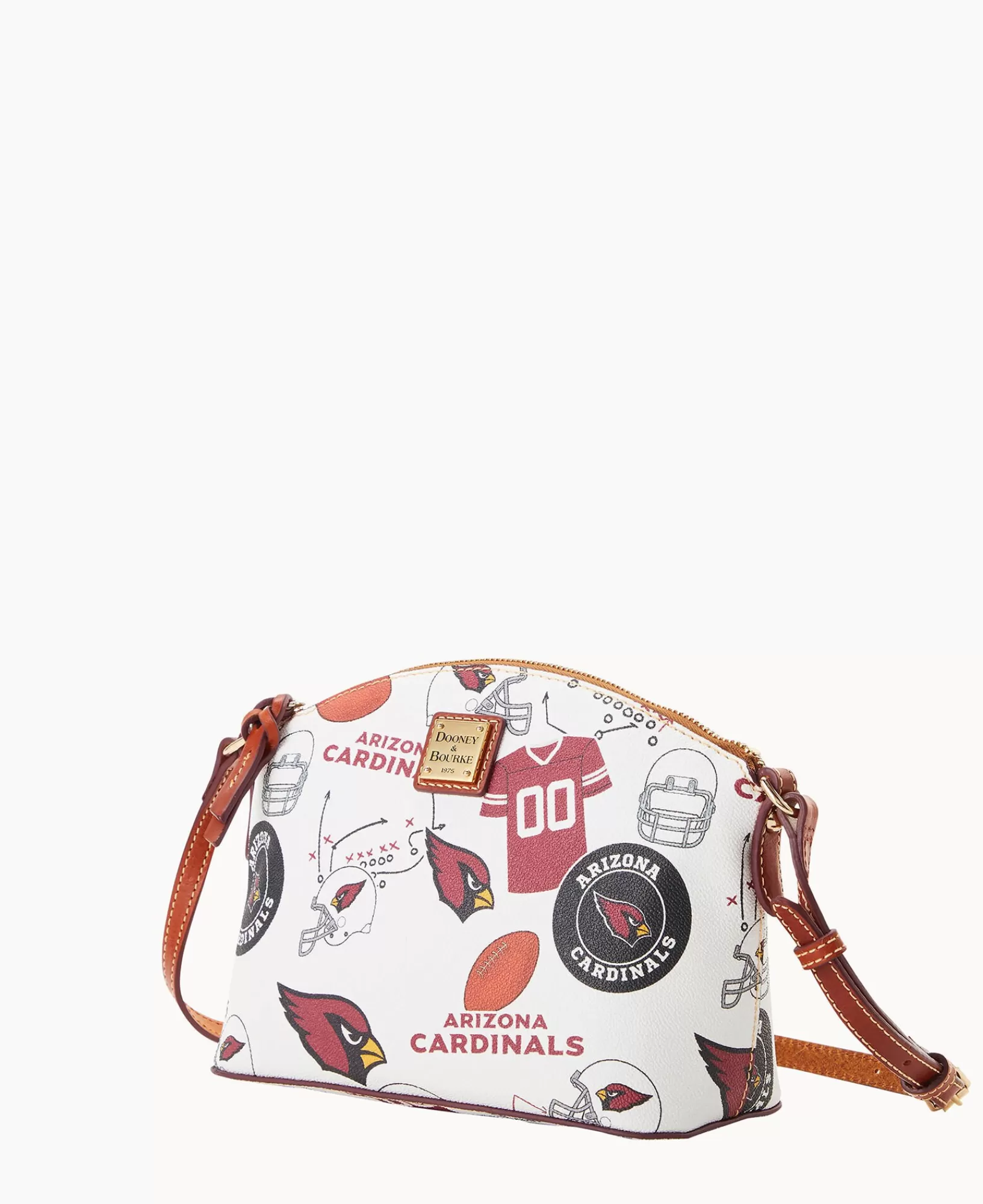 Shoulder Bags | Crossbodies>Dooney & Bourke NFL AZ Cardinals Suki Crossbody WhiteMulti