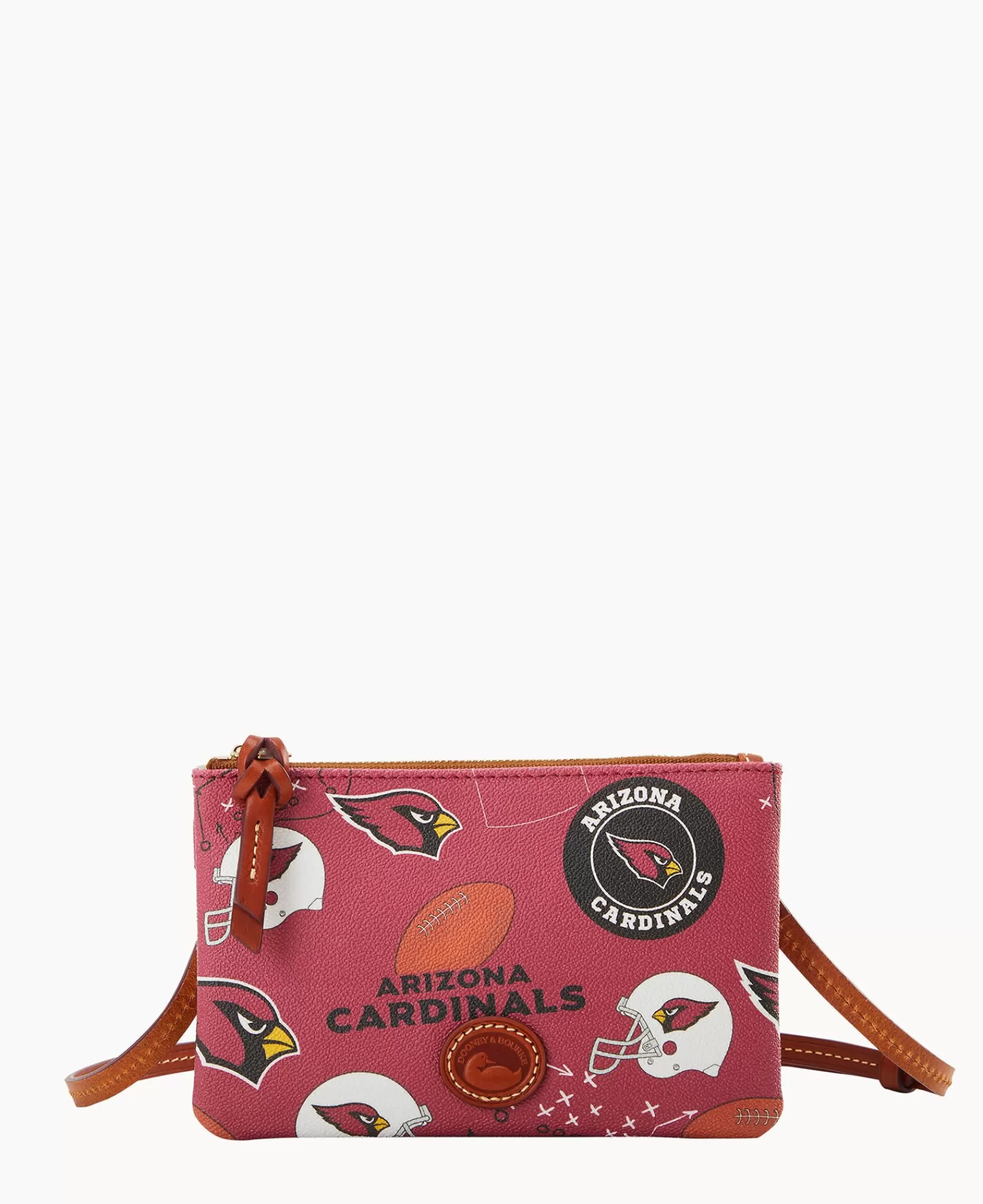 Shoulder Bags | Crossbodies>Dooney & Bourke NFL AZ Cardinals Top Zip Crossbody Red