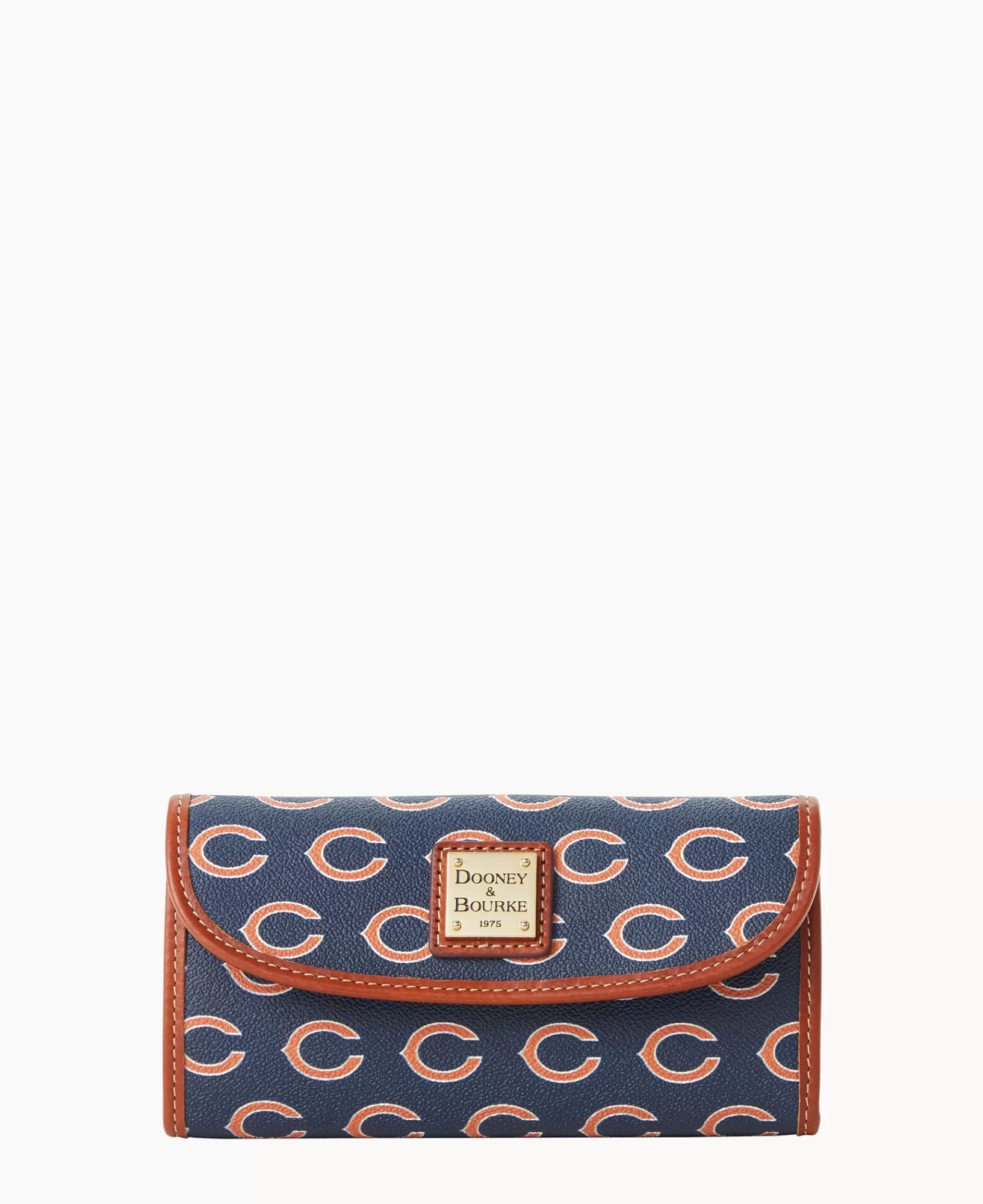 Clutches | Wallets>Dooney & Bourke NFL Bears Continental Clutch Navy