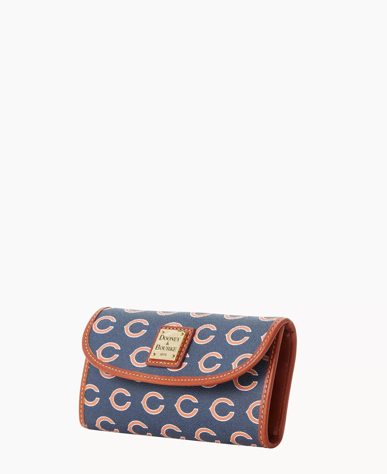 Clutches | Wallets>Dooney & Bourke NFL Bears Continental Clutch Navy