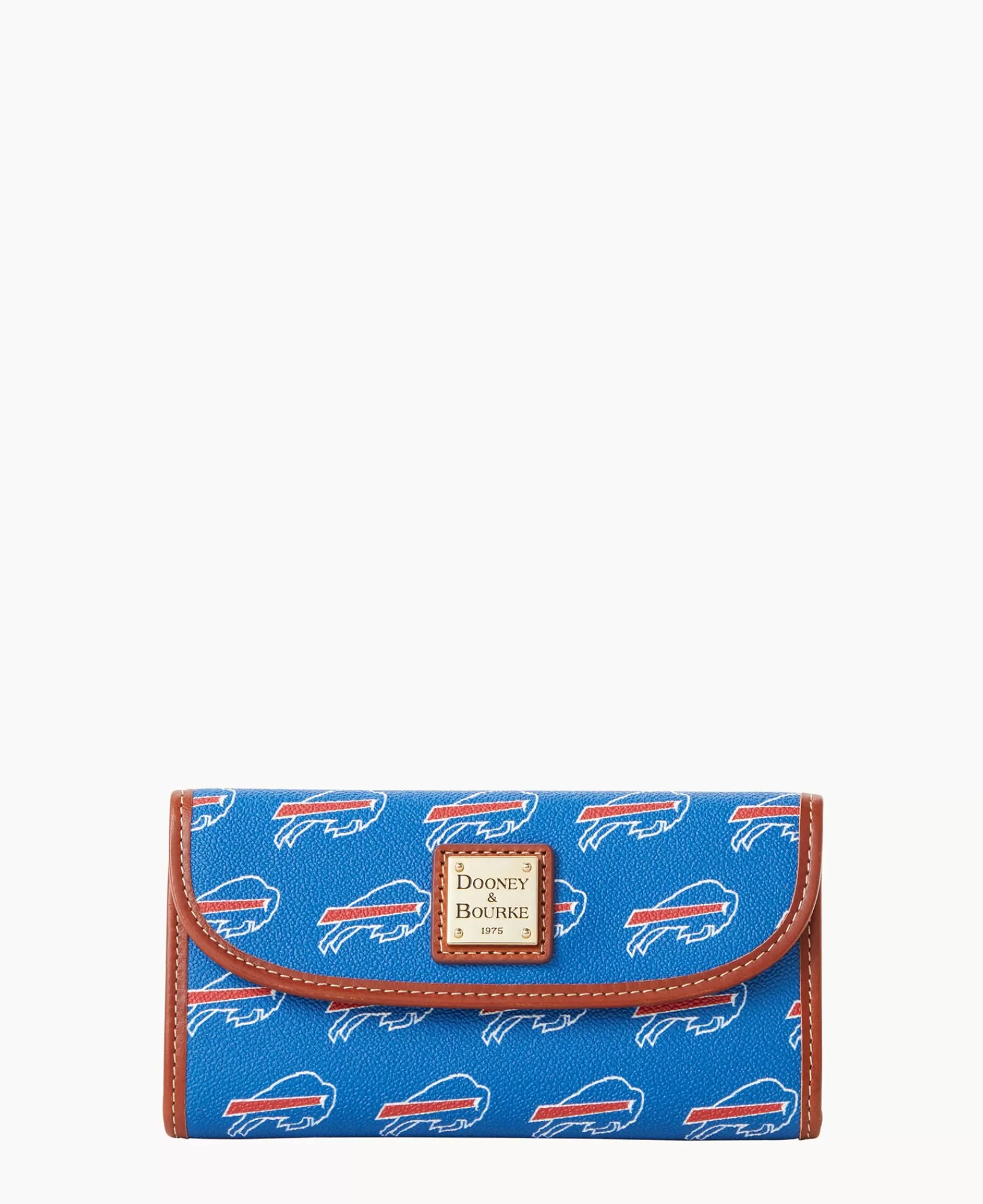 Clutches | Wallets>Dooney & Bourke NFL Bills Continental Clutch Blue