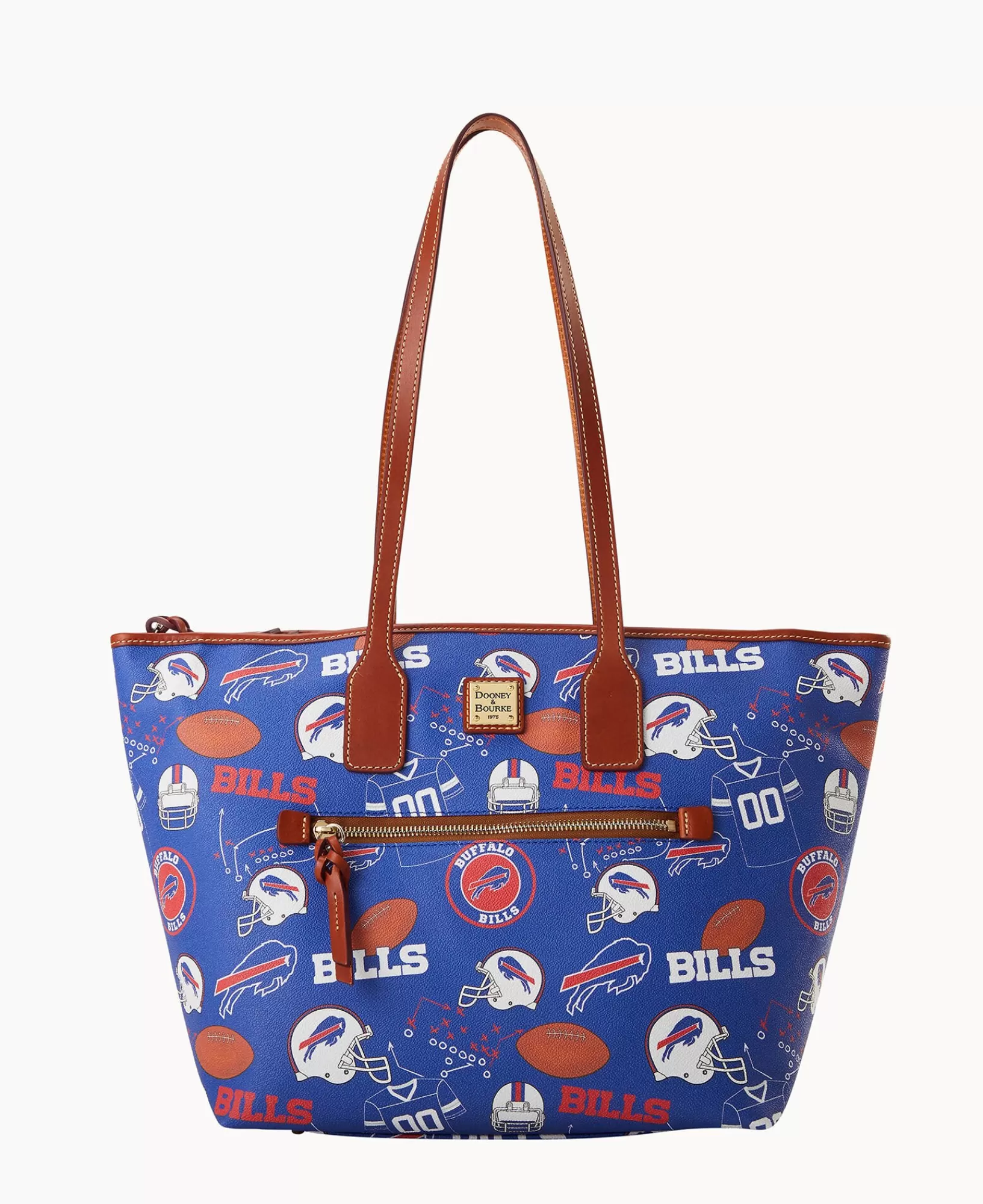 Shoulder Bags | Totes>Dooney & Bourke NFL Bills Tote Navy