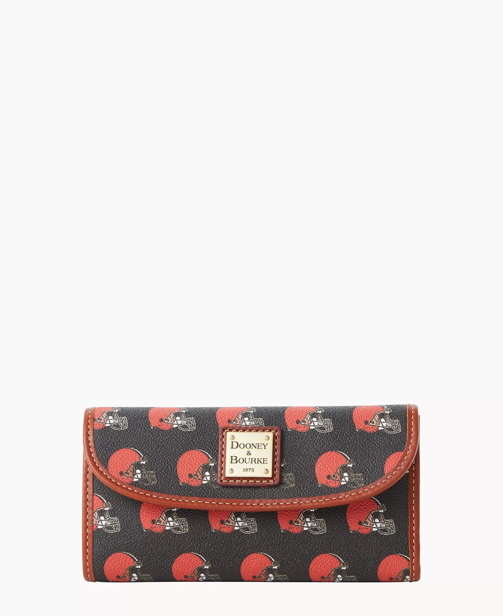 Clutches | Wallets>Dooney & Bourke NFL s Continental Clutch Brown