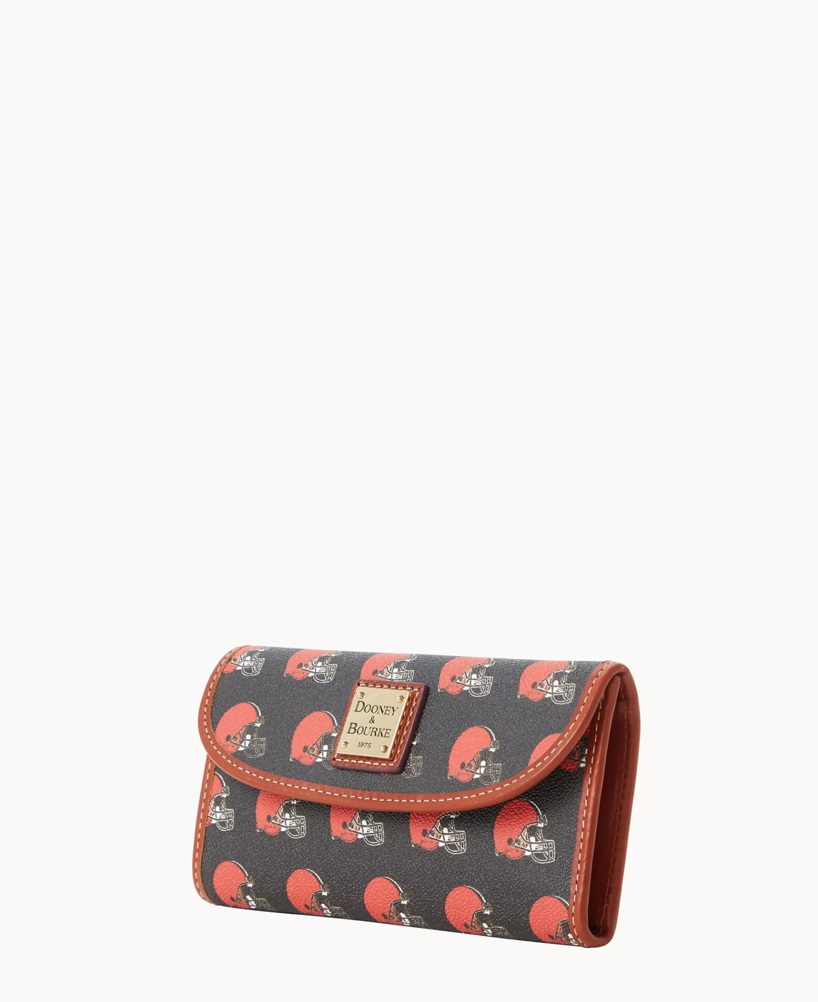 Clutches | Wallets>Dooney & Bourke NFL s Continental Clutch Brown