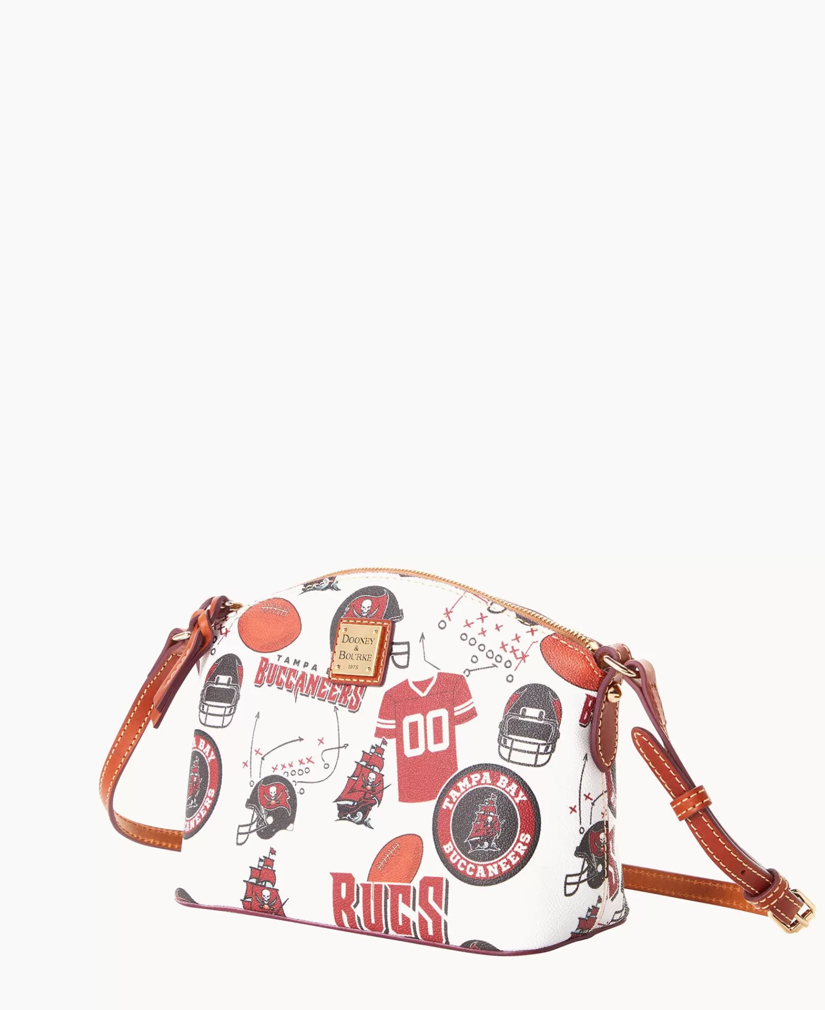 Shoulder Bags | Crossbodies>Dooney & Bourke NFL Buccaneers Suki Crossbody WhiteMulti