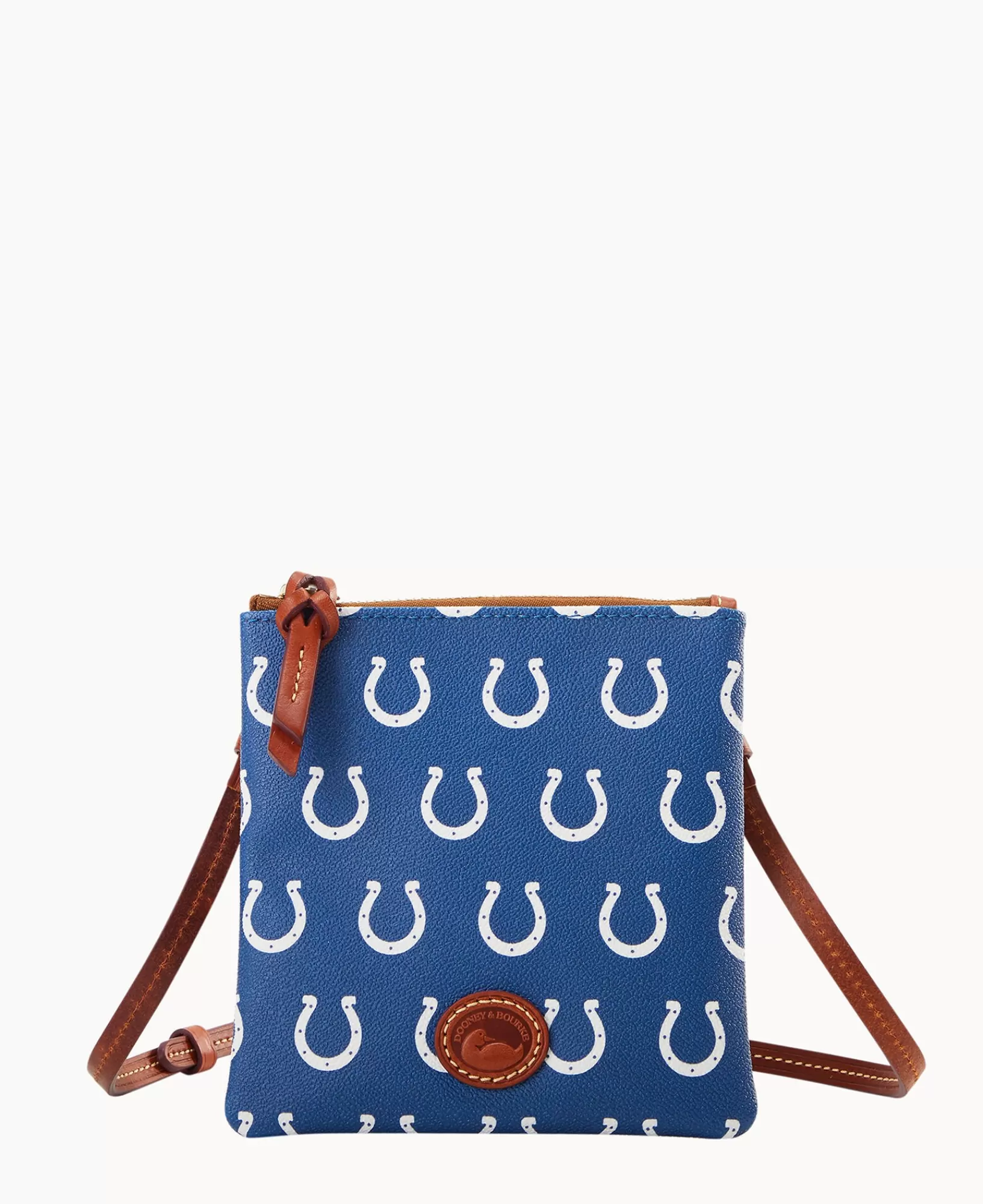 Shoulder Bags | Crossbodies>Dooney & Bourke NFL Colts Small North South Top Zip Crossbody Blue