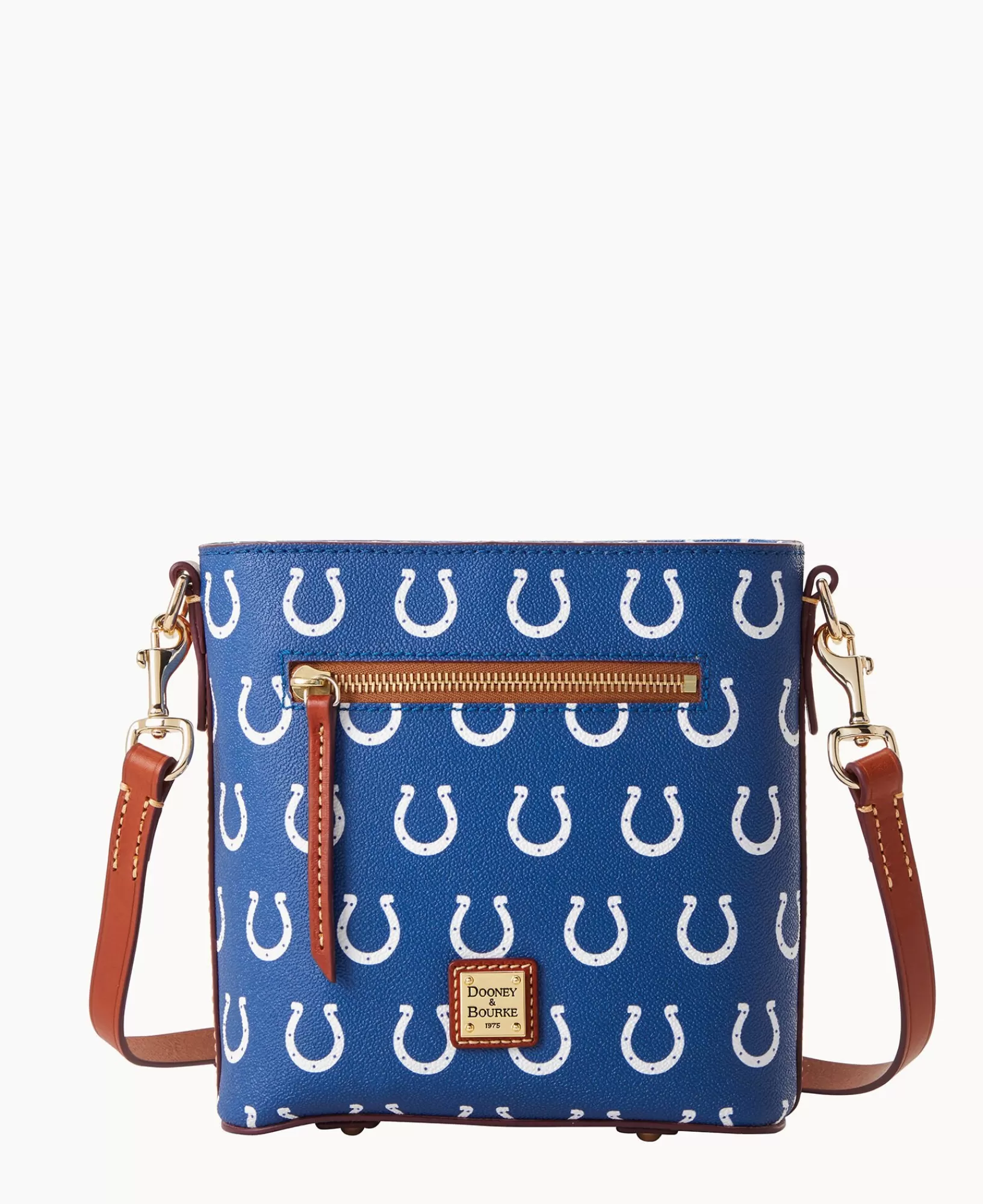 Shoulder Bags | Crossbodies>Dooney & Bourke NFL Colts Small Zip Crossbody Blue