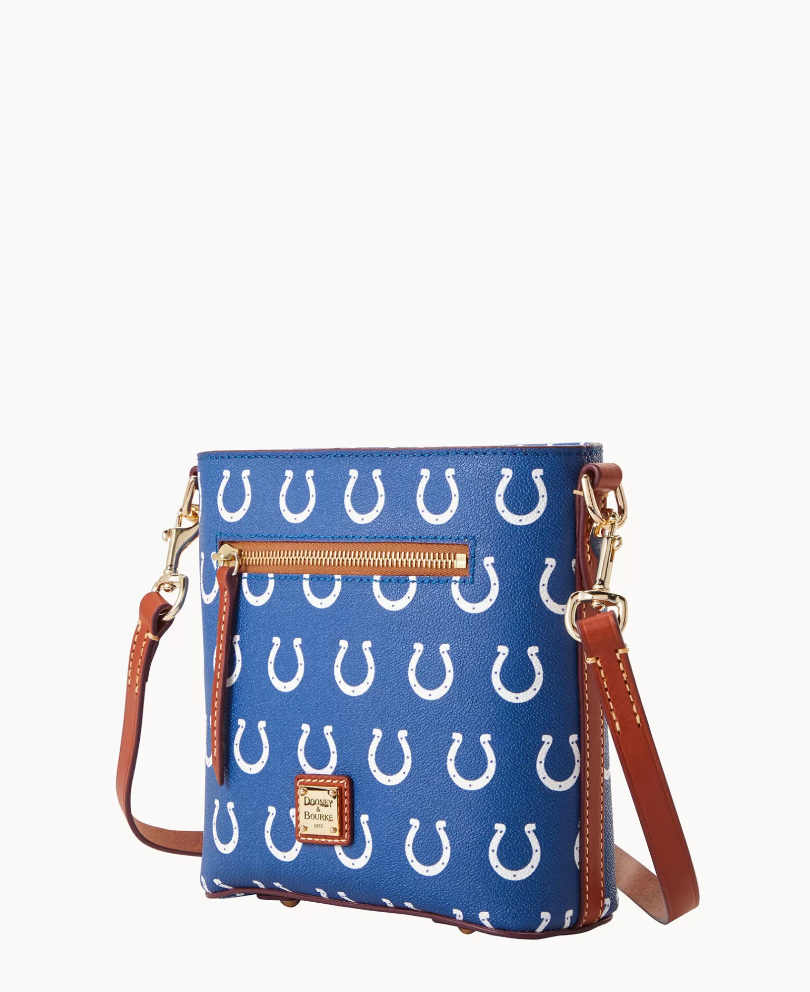 Shoulder Bags | Crossbodies>Dooney & Bourke NFL Colts Small Zip Crossbody Blue