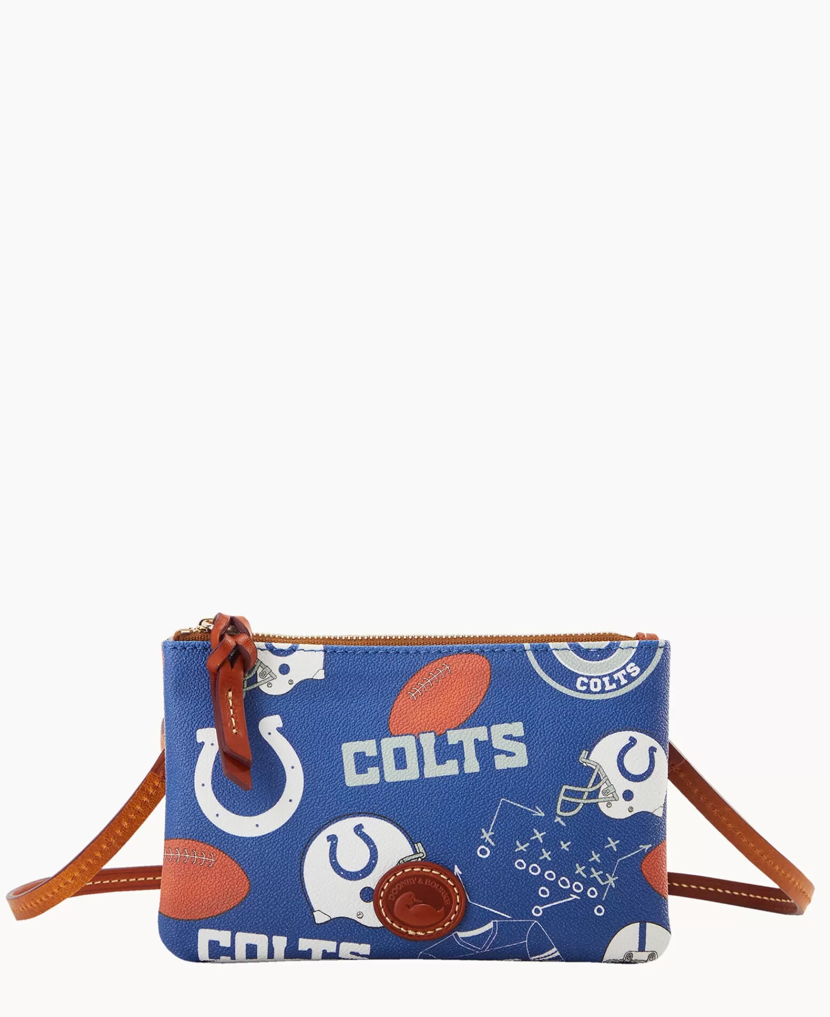 Shoulder Bags | Crossbodies>Dooney & Bourke NFL Colts Top Zip Crossbody Navy