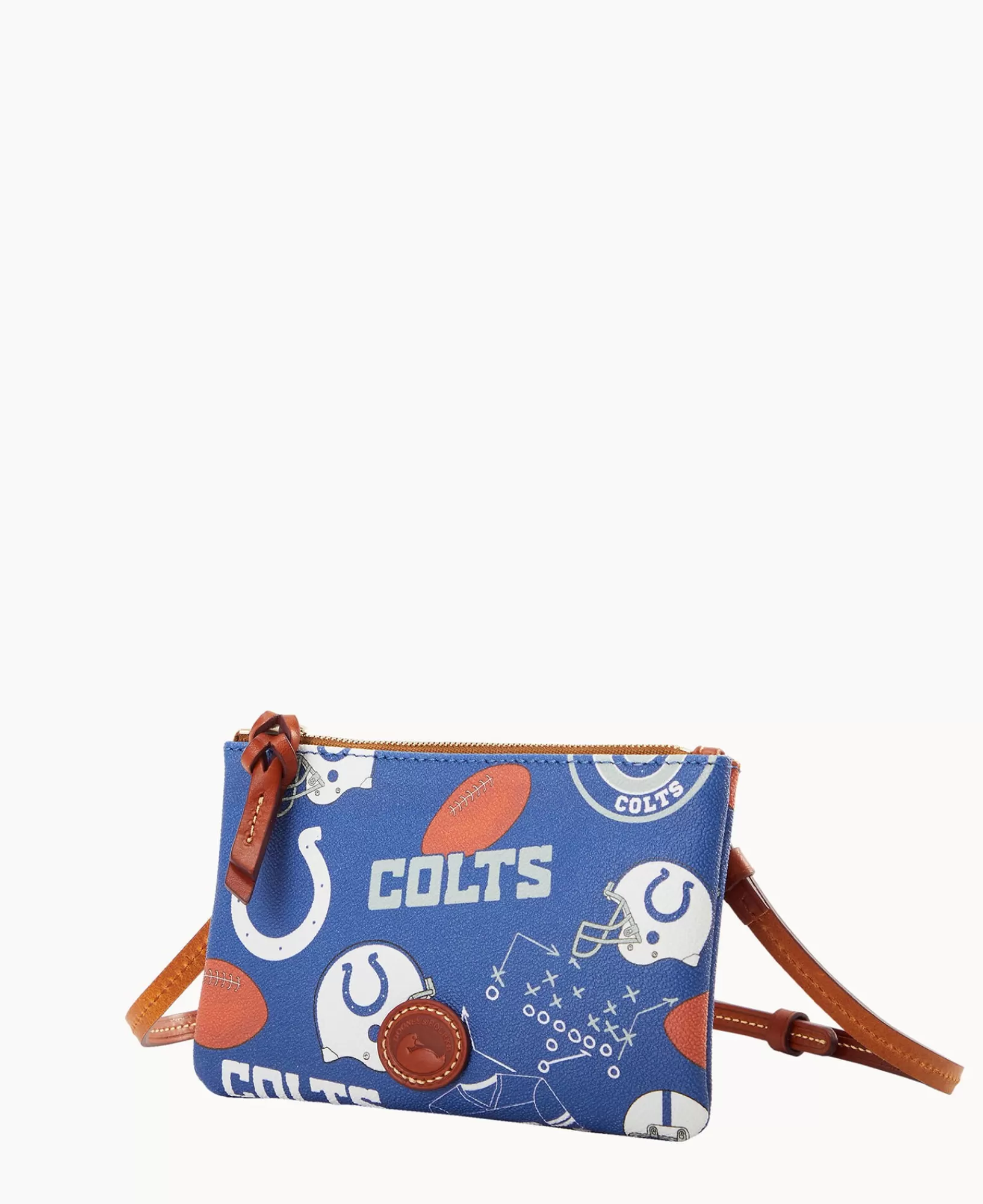 Shoulder Bags | Crossbodies>Dooney & Bourke NFL Colts Top Zip Crossbody Navy