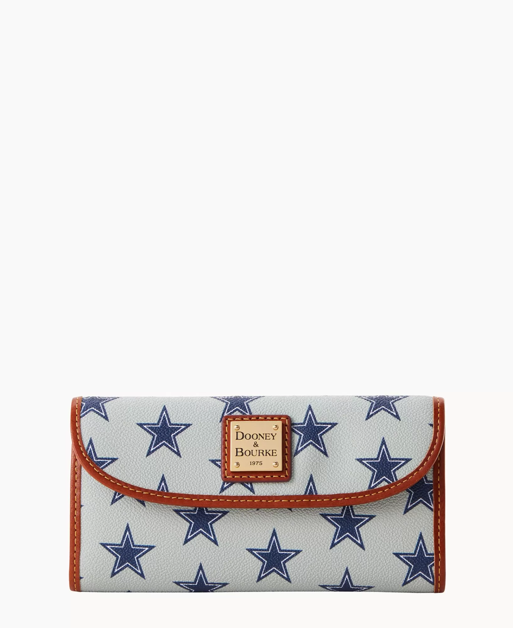 Clutches | Wallets>Dooney & Bourke NFL Cowboys Cont Clutch Grey