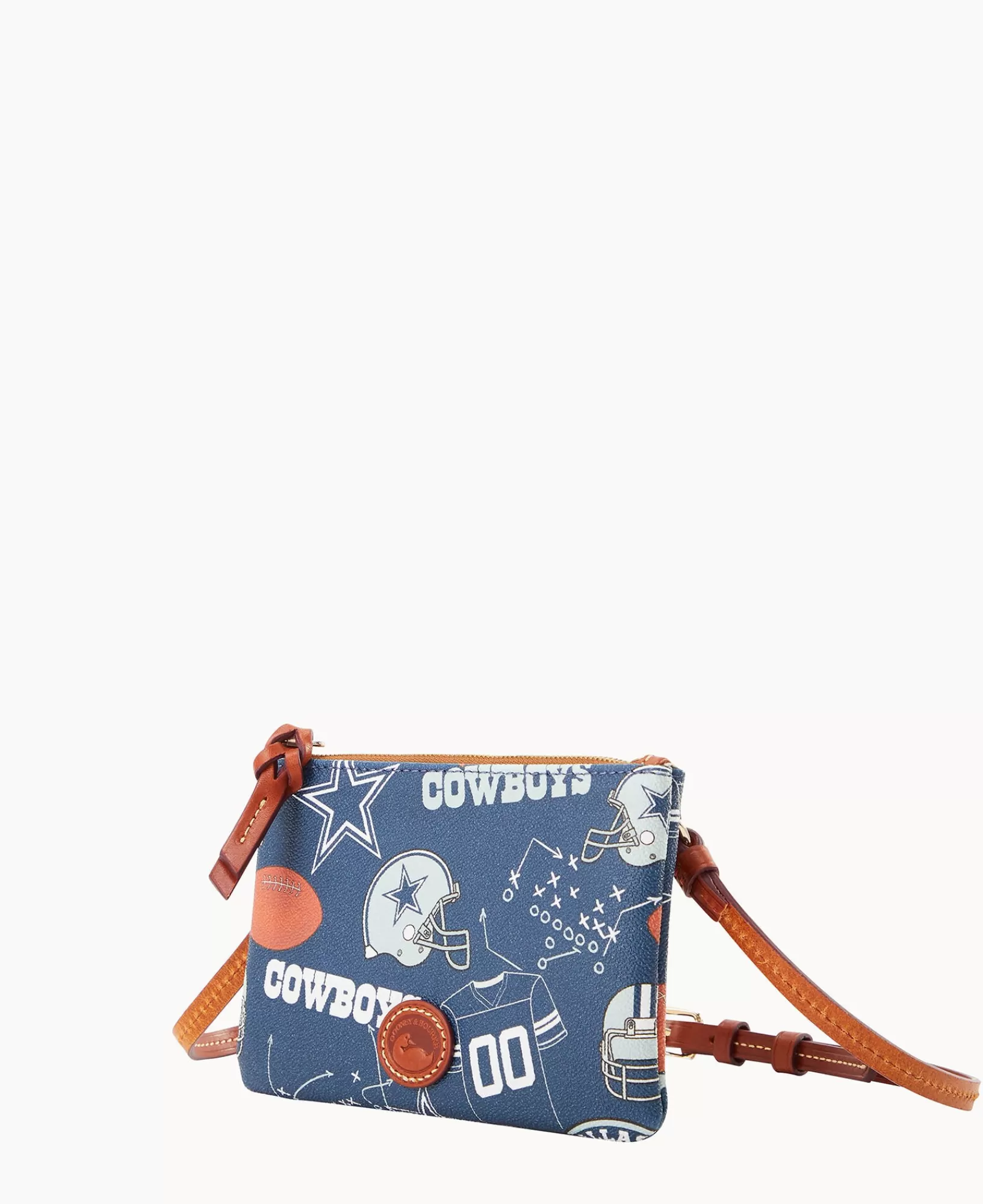 Shoulder Bags | Crossbodies>Dooney & Bourke NFL Cowboys Top Zip Crossbody Navy