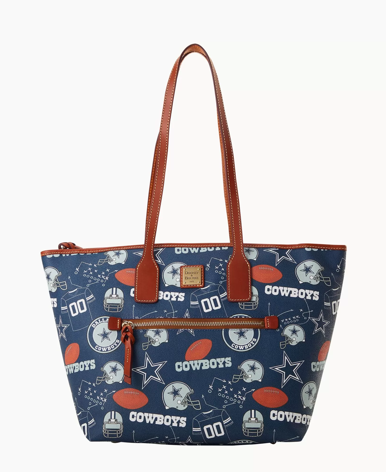 Shoulder Bags | Totes>Dooney & Bourke NFL Cowboys Tote Navy