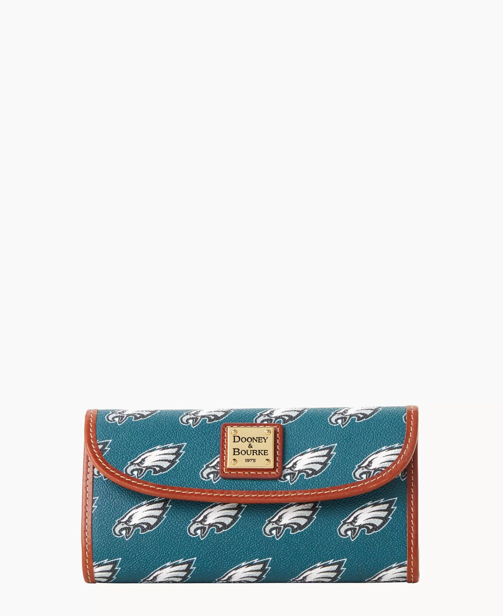 Clutches | Wallets>Dooney & Bourke NFL Eagles Continental Clutch Green