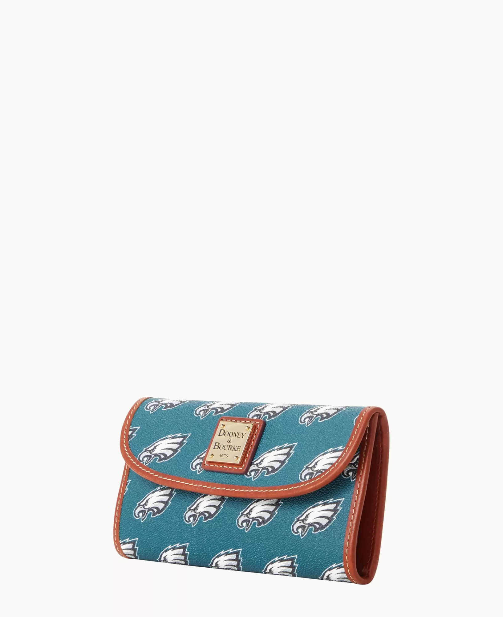 Clutches | Wallets>Dooney & Bourke NFL Eagles Continental Clutch Green