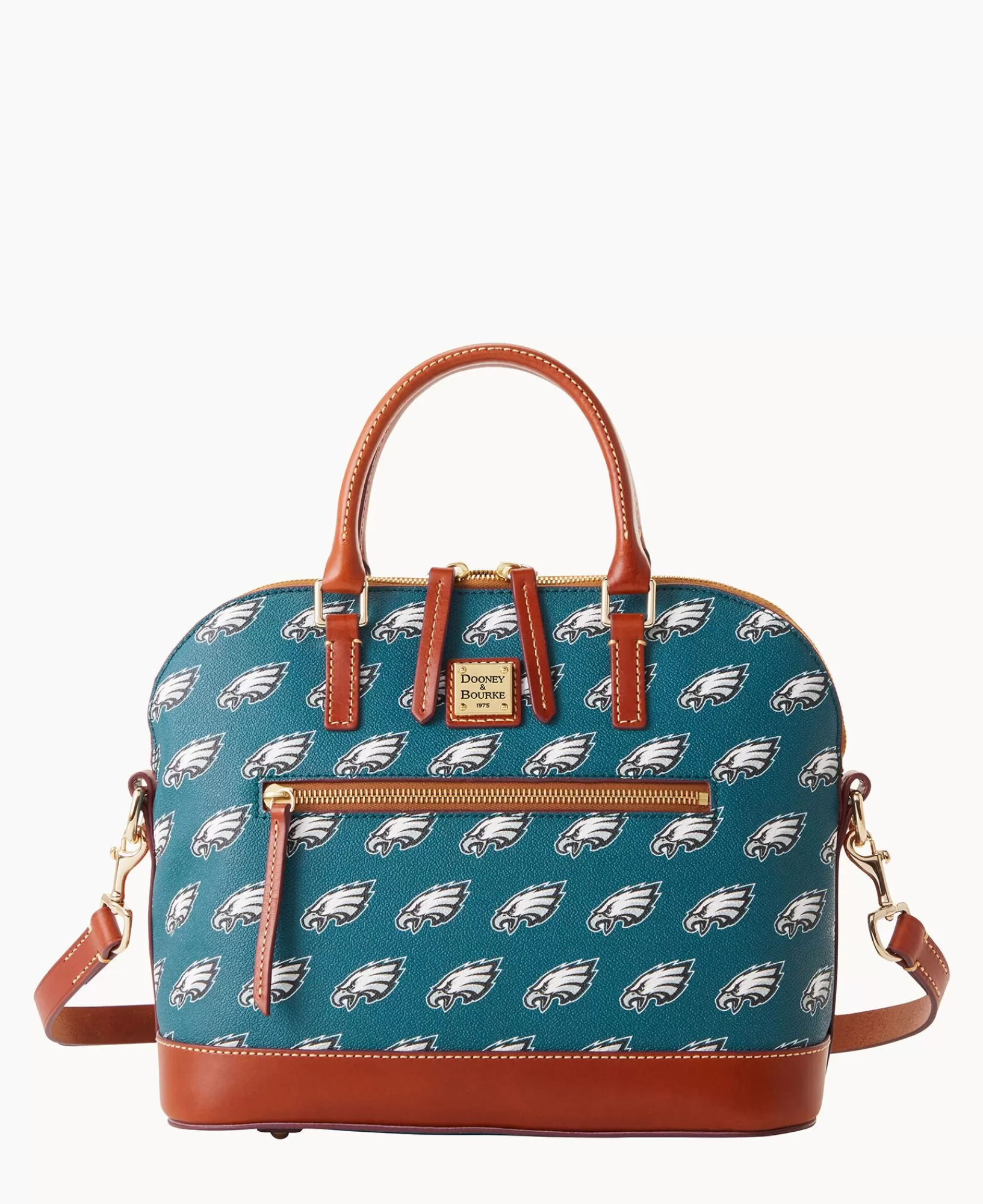 Shoulder Bags | Satchels>Dooney & Bourke NFL Eagles Domed Zip Satchel Green