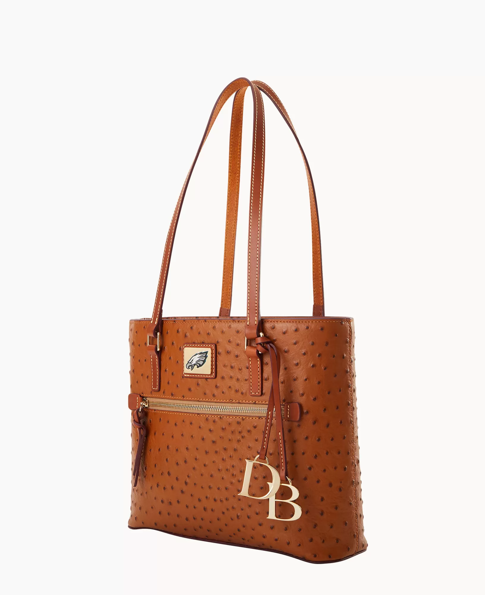 Totes>Dooney & Bourke NFL Eagles Shopper Caramel