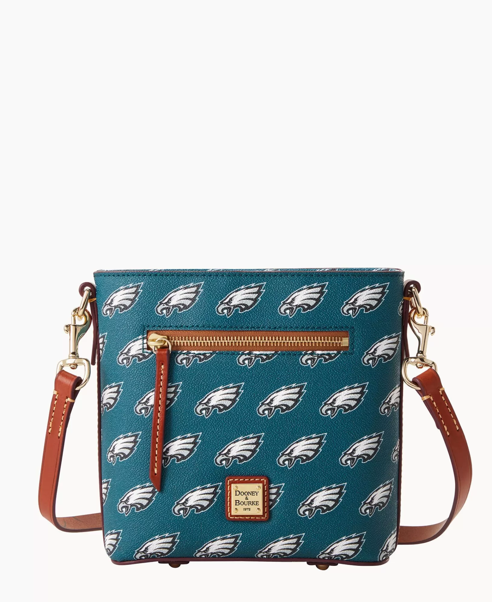 Shoulder Bags | Crossbodies>Dooney & Bourke NFL Eagles Small Zip Crossbody Green