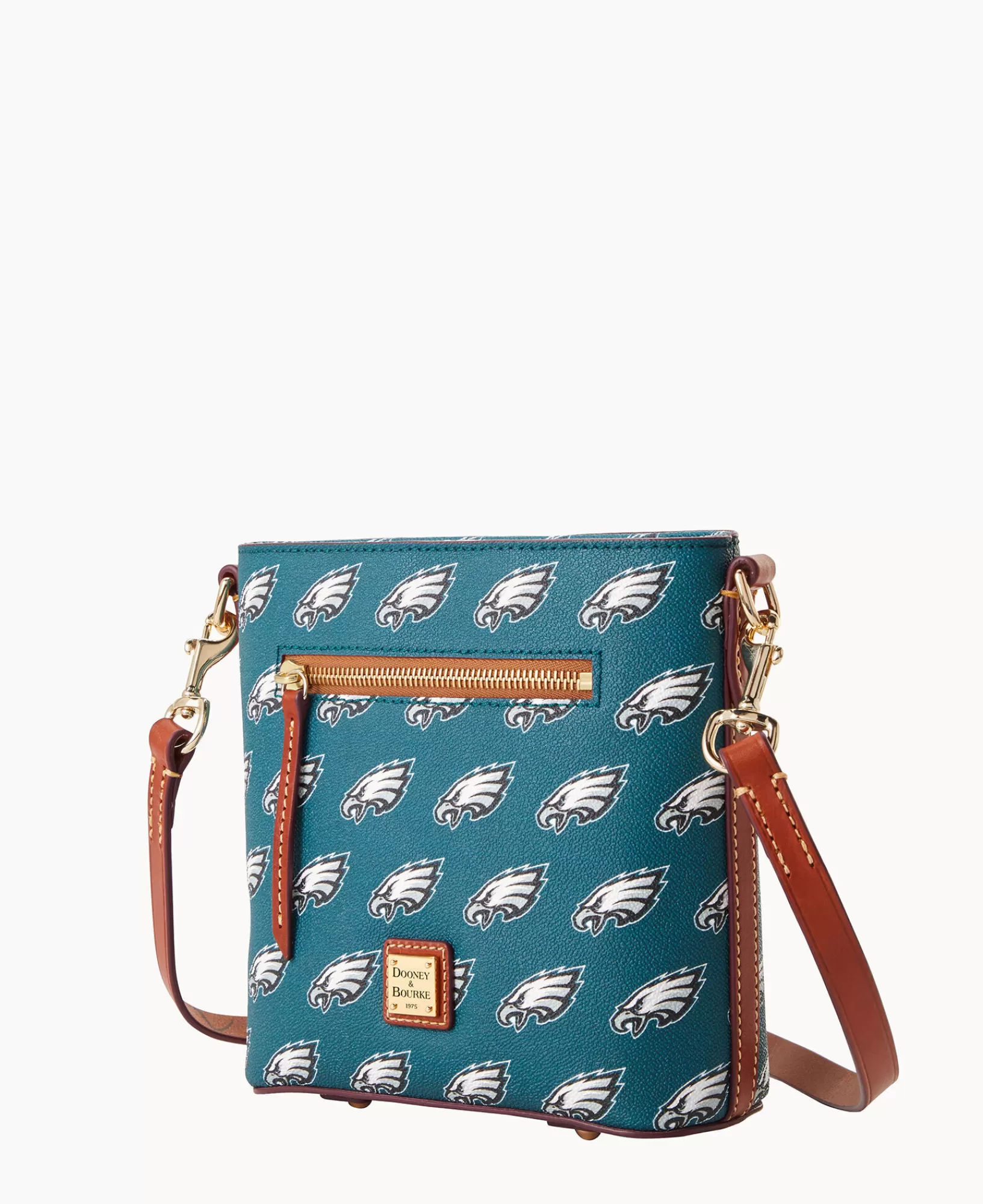 Shoulder Bags | Crossbodies>Dooney & Bourke NFL Eagles Small Zip Crossbody Green