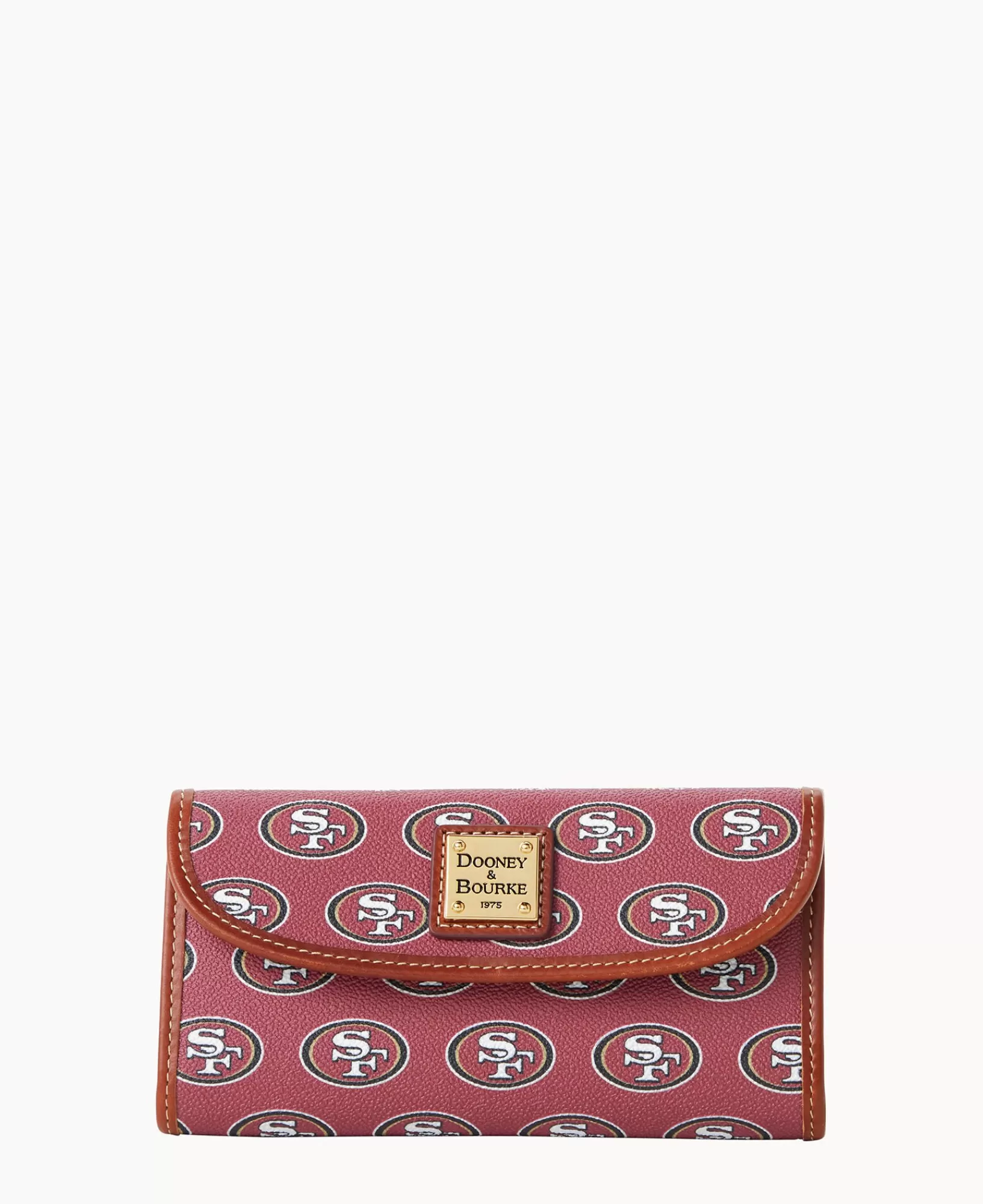 Clutches | Wallets>Dooney & Bourke NFL 49Ers Continental Clutch Red