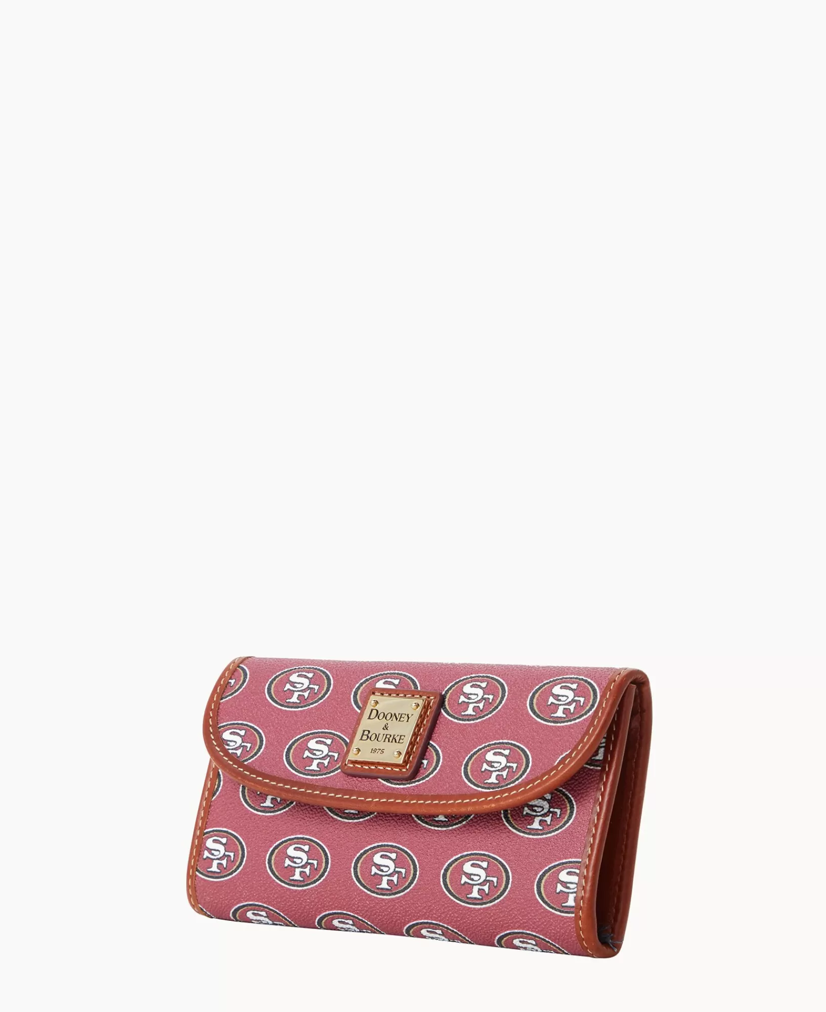 Clutches | Wallets>Dooney & Bourke NFL 49Ers Continental Clutch Red