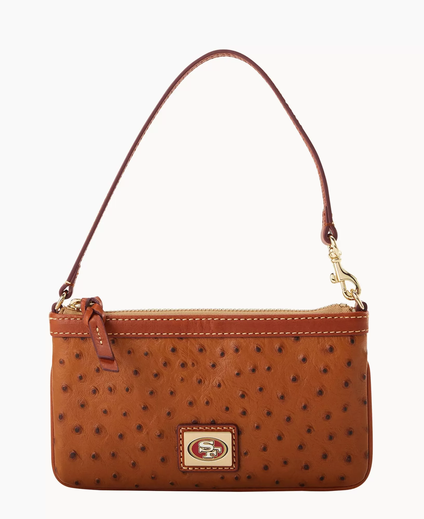 Wristlets | Wallets>Dooney & Bourke NFL 49ERS Large Slim Wristlet Caramel