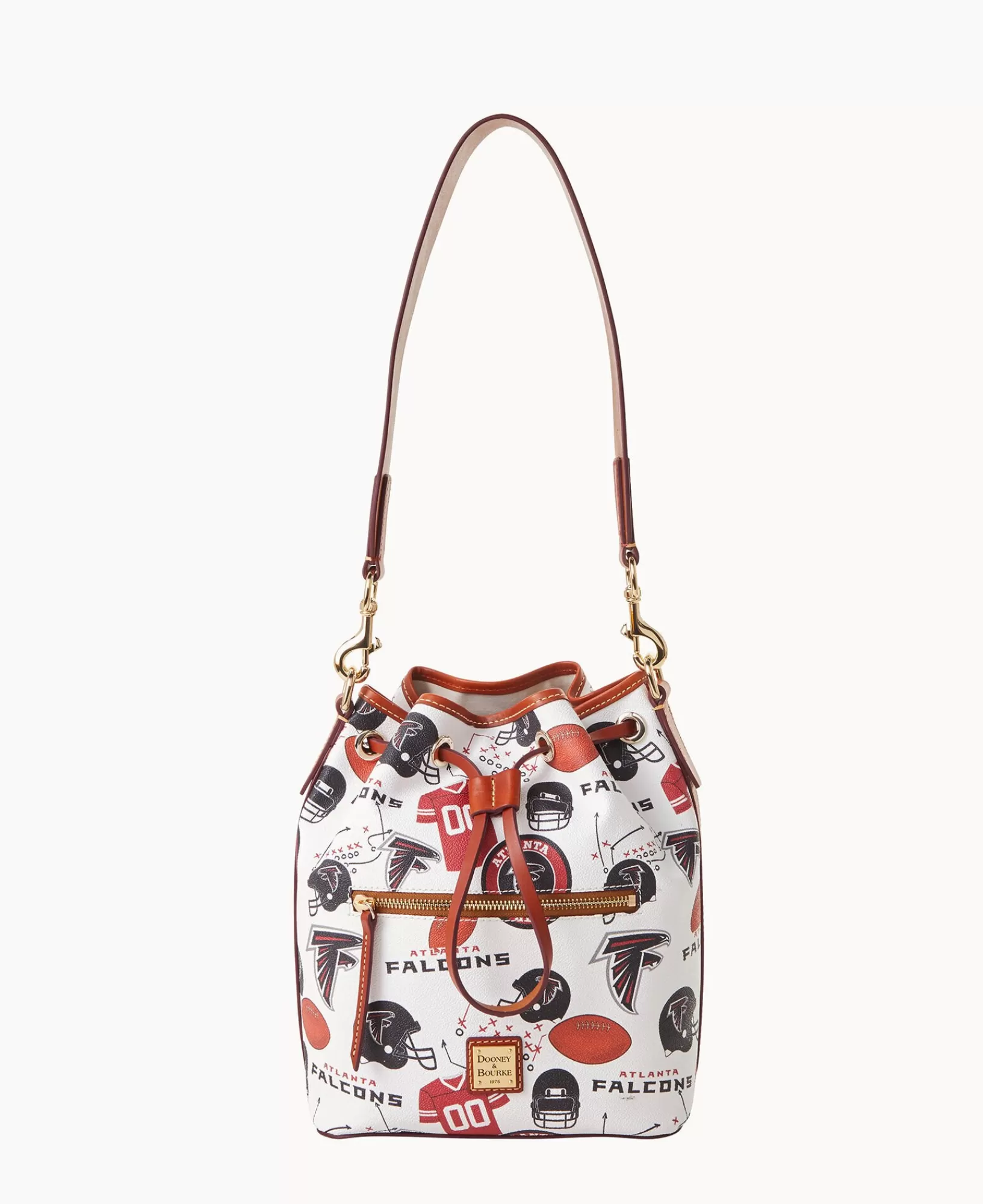 Shoulder Bags>Dooney & Bourke NFL Falcons Drawstring WhiteMulti