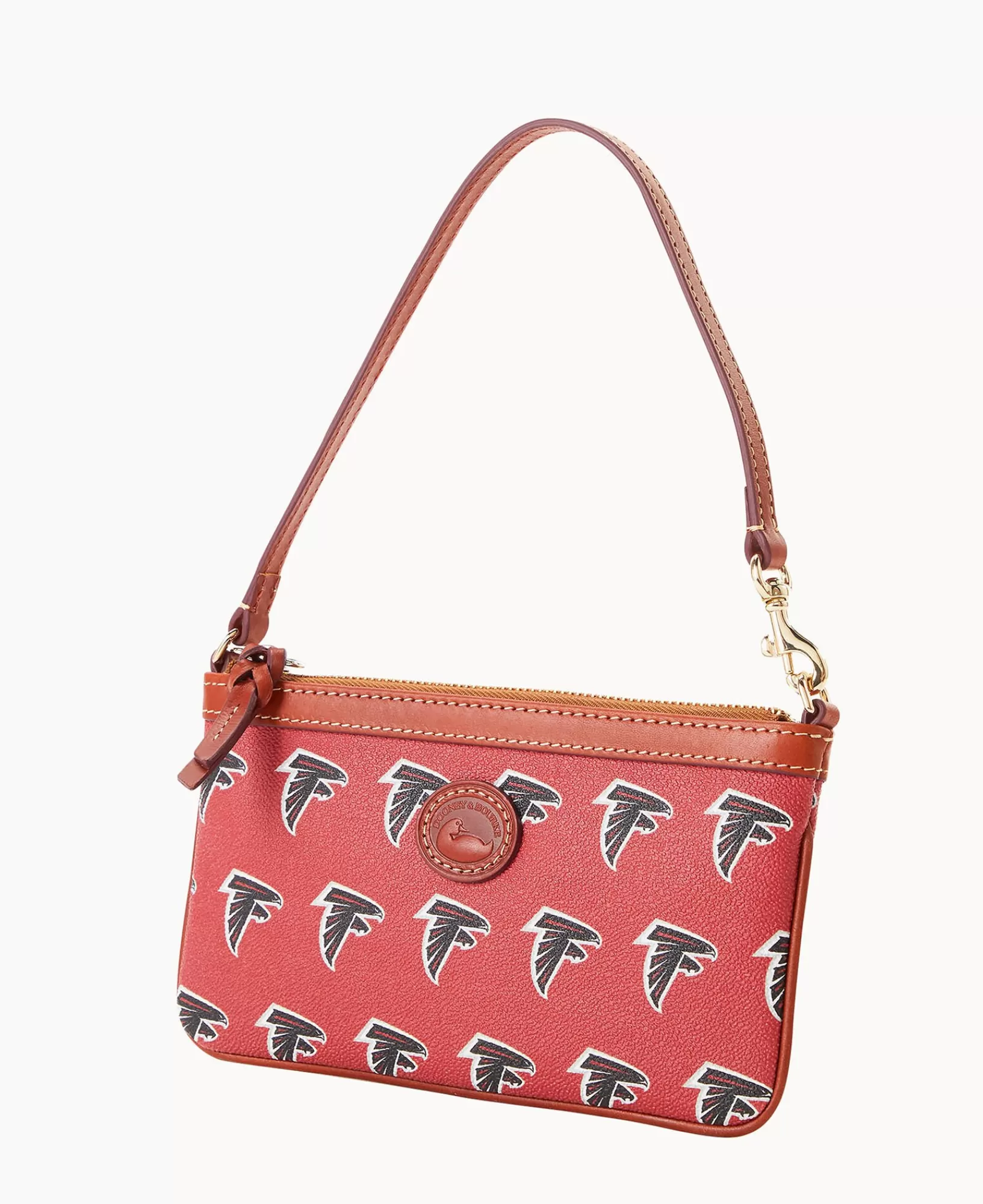 Wristlets | Wallets>Dooney & Bourke NFL Falcons Large Slim Wristlet Red