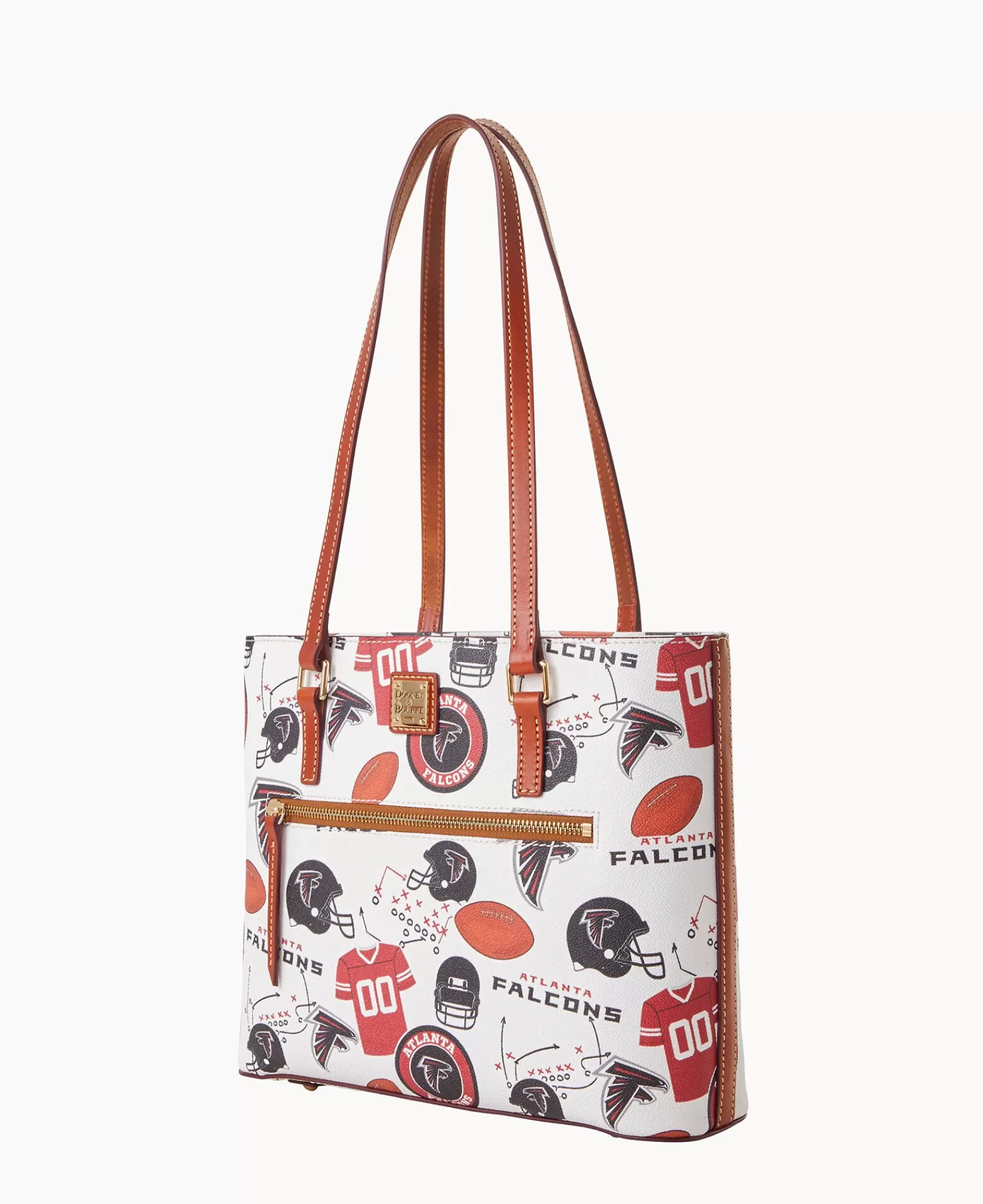 Shoulder Bags | Totes>Dooney & Bourke NFL Falcons Shopper WhiteMulti