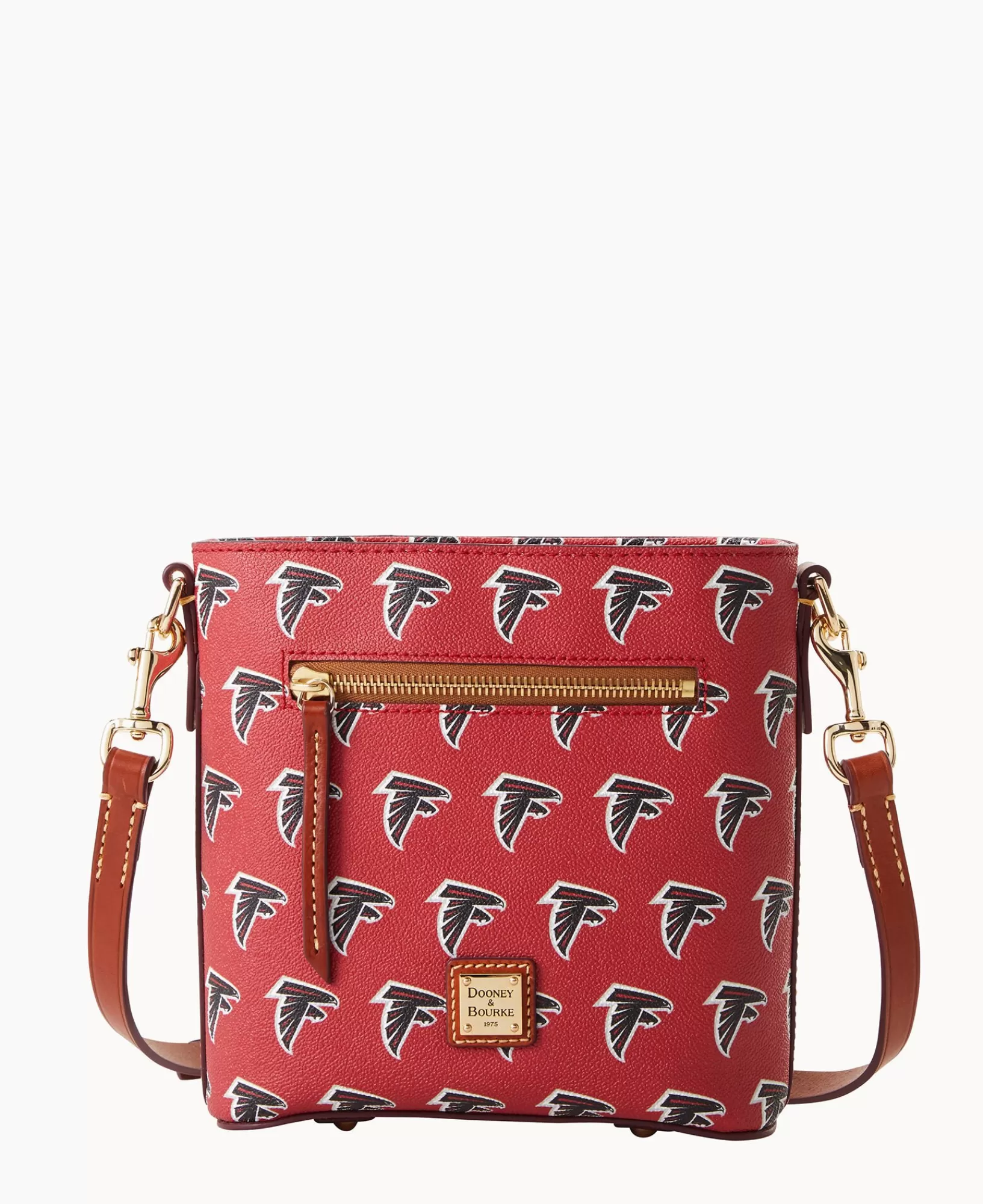 Shoulder Bags | Crossbodies>Dooney & Bourke NFL Falcons Small Zip Crossbody Red