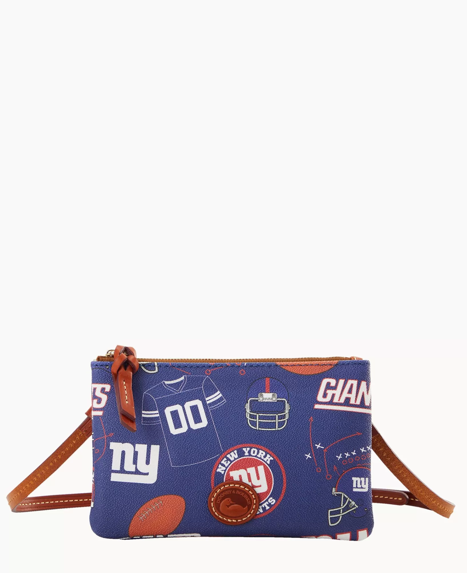 Shoulder Bags | Crossbodies>Dooney & Bourke NFL Giants Top Zip Crossbody Navy