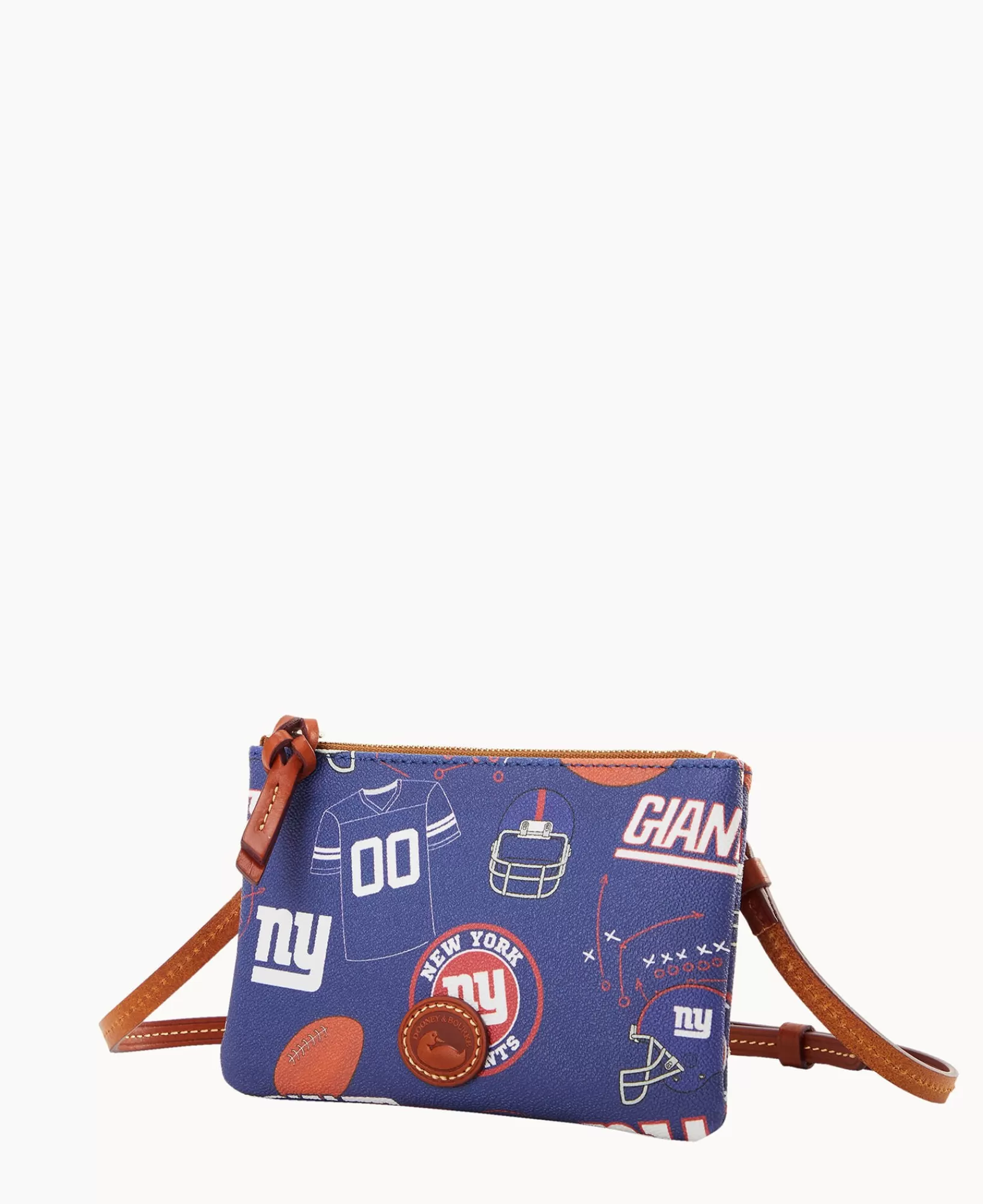 Shoulder Bags | Crossbodies>Dooney & Bourke NFL Giants Top Zip Crossbody Navy