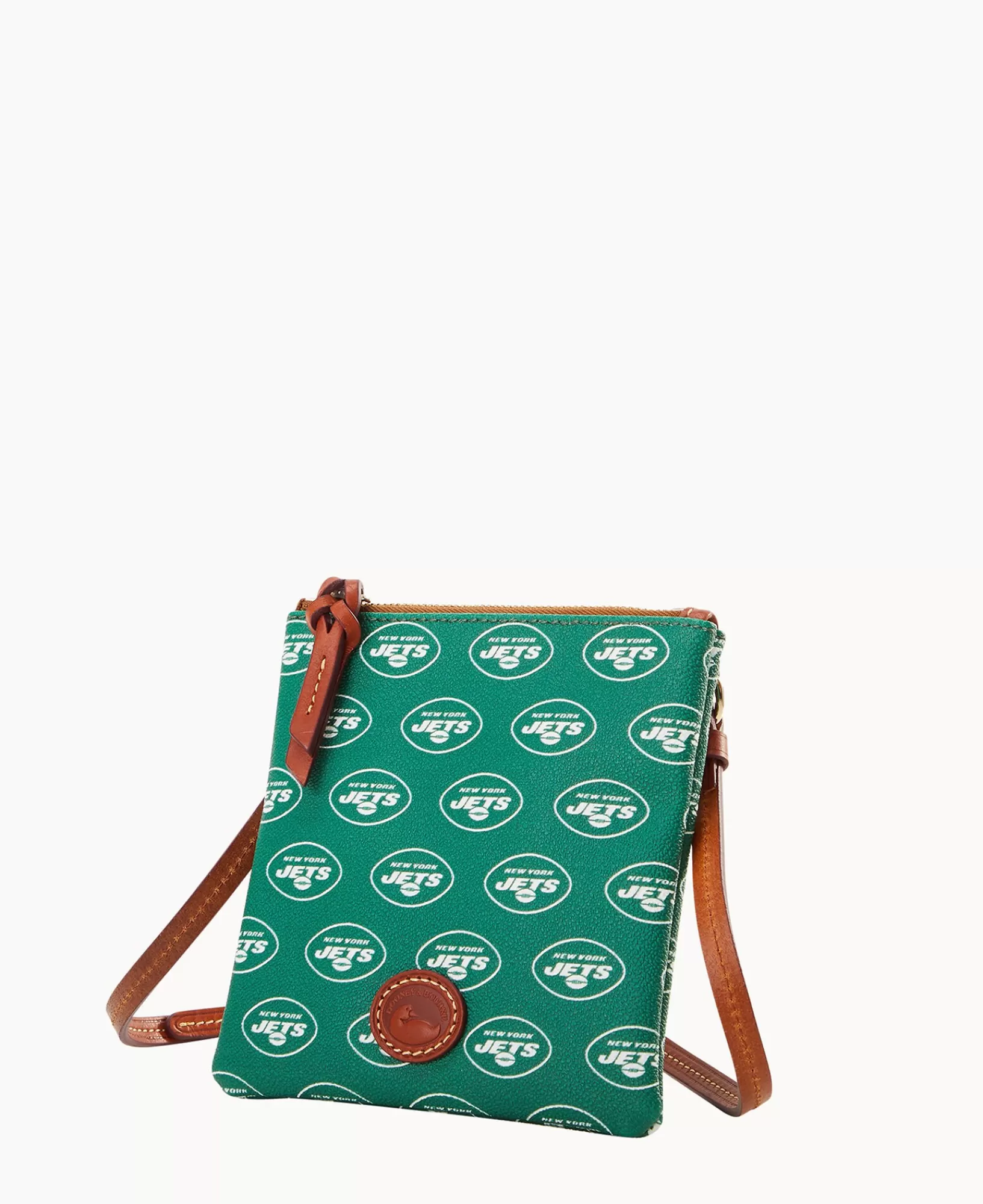 Shoulder Bags | Crossbodies>Dooney & Bourke NFL Jets Small North South Top Zip Crossbody Green