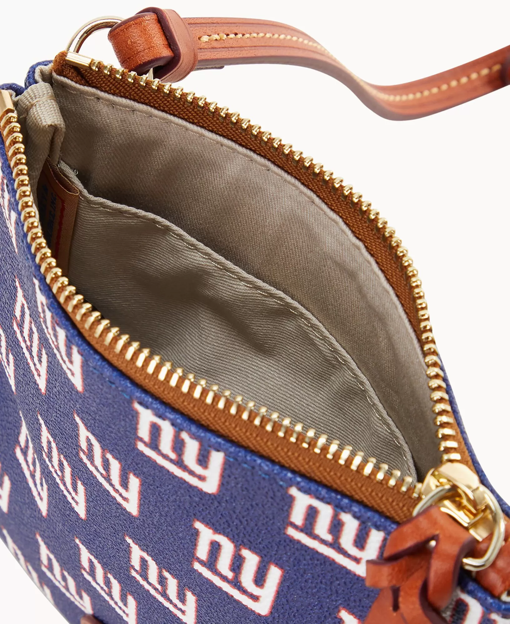 Shoulder Bags | Crossbodies>Dooney & Bourke NFL NY Giants Small North South Top Zip Crossbody Navy