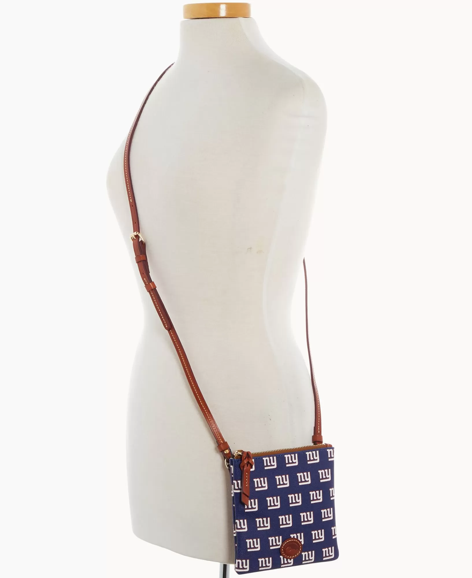 Shoulder Bags | Crossbodies>Dooney & Bourke NFL NY Giants Small North South Top Zip Crossbody Navy