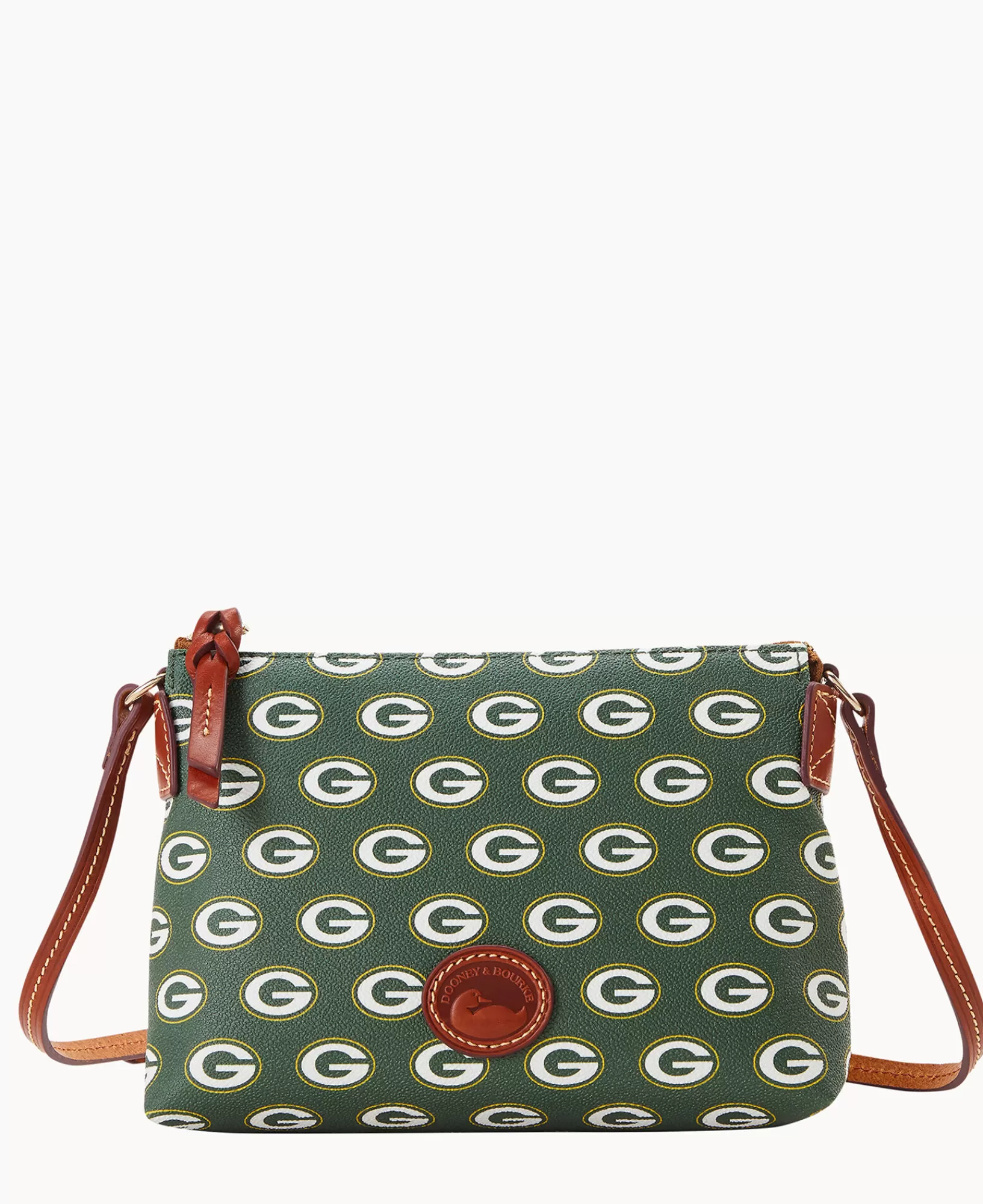 Shoulder Bags | Crossbodies>Dooney & Bourke NFL Packers Crossbody Pouchette Green