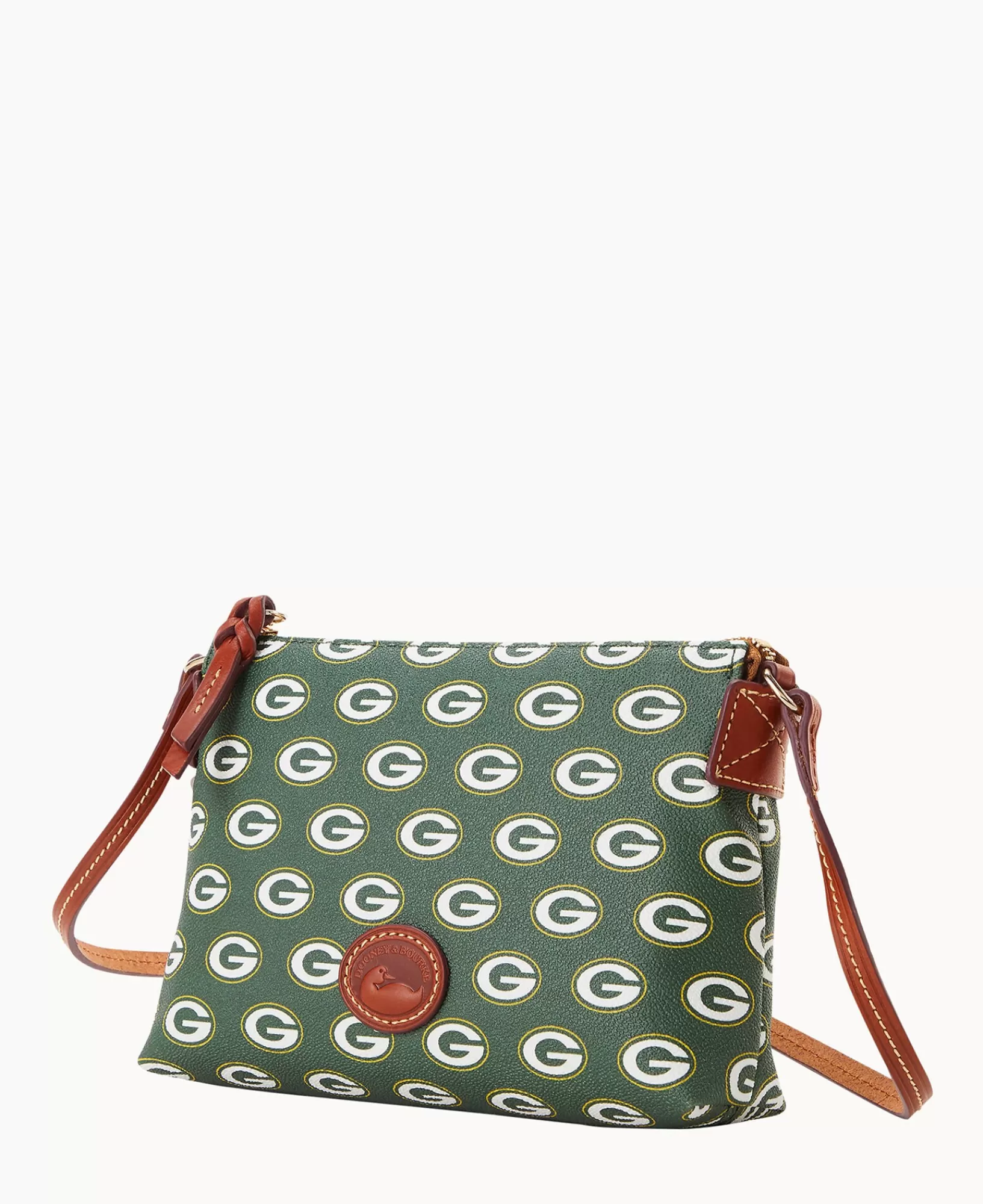 Shoulder Bags | Crossbodies>Dooney & Bourke NFL Packers Crossbody Pouchette Green