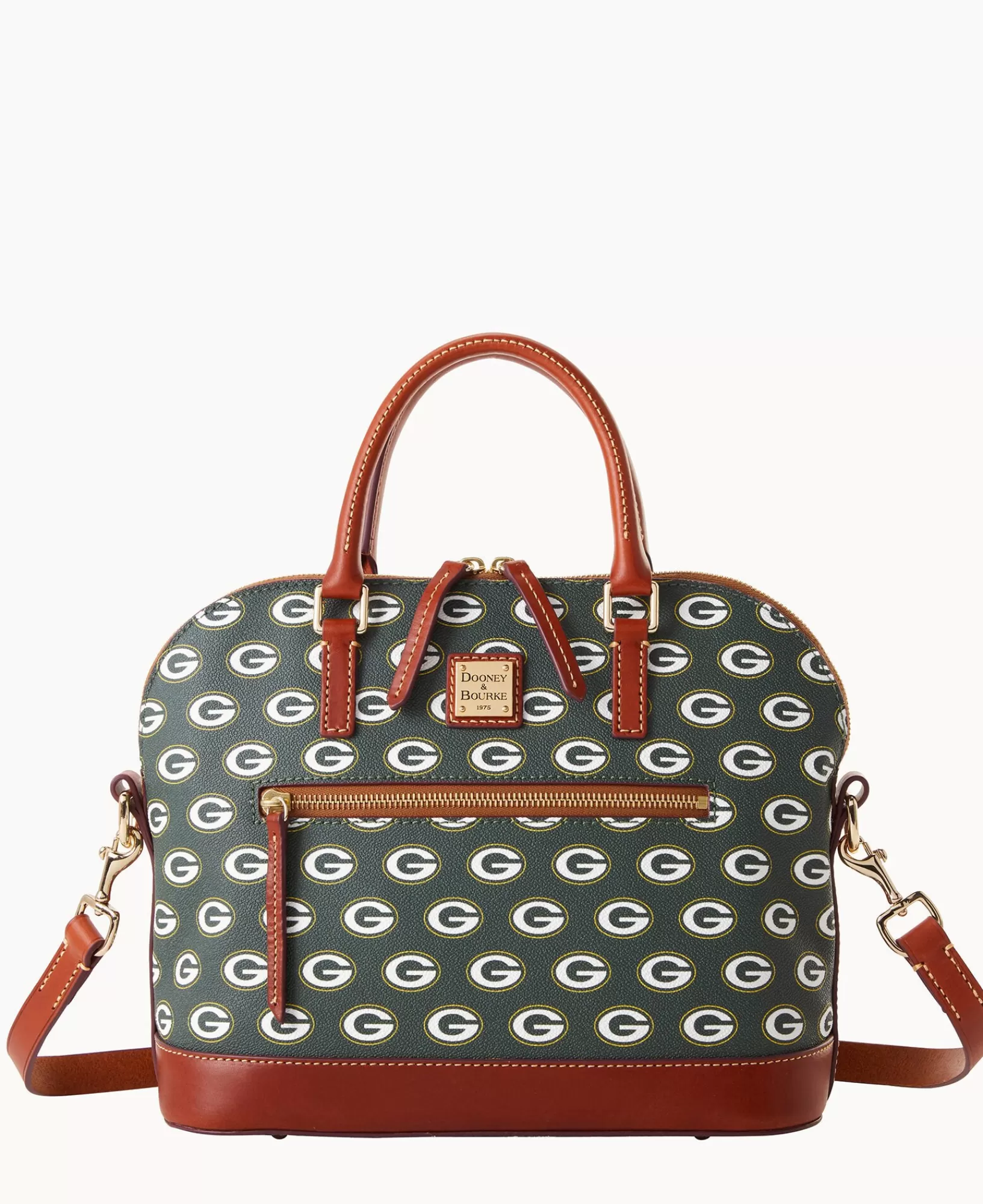 Shoulder Bags | Satchels>Dooney & Bourke NFL Packers Domed Zip Satchel Green