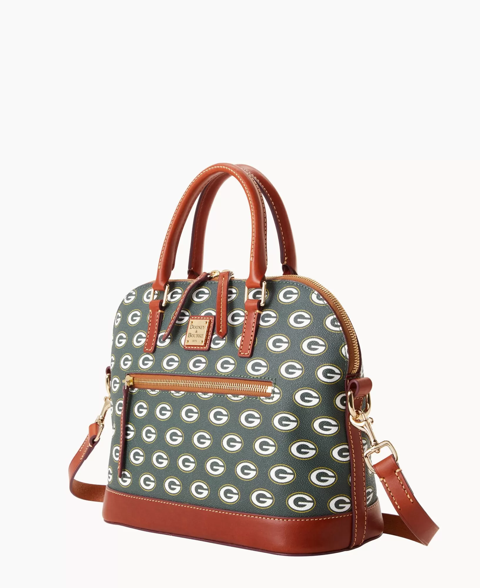 Shoulder Bags | Satchels>Dooney & Bourke NFL Packers Domed Zip Satchel Green