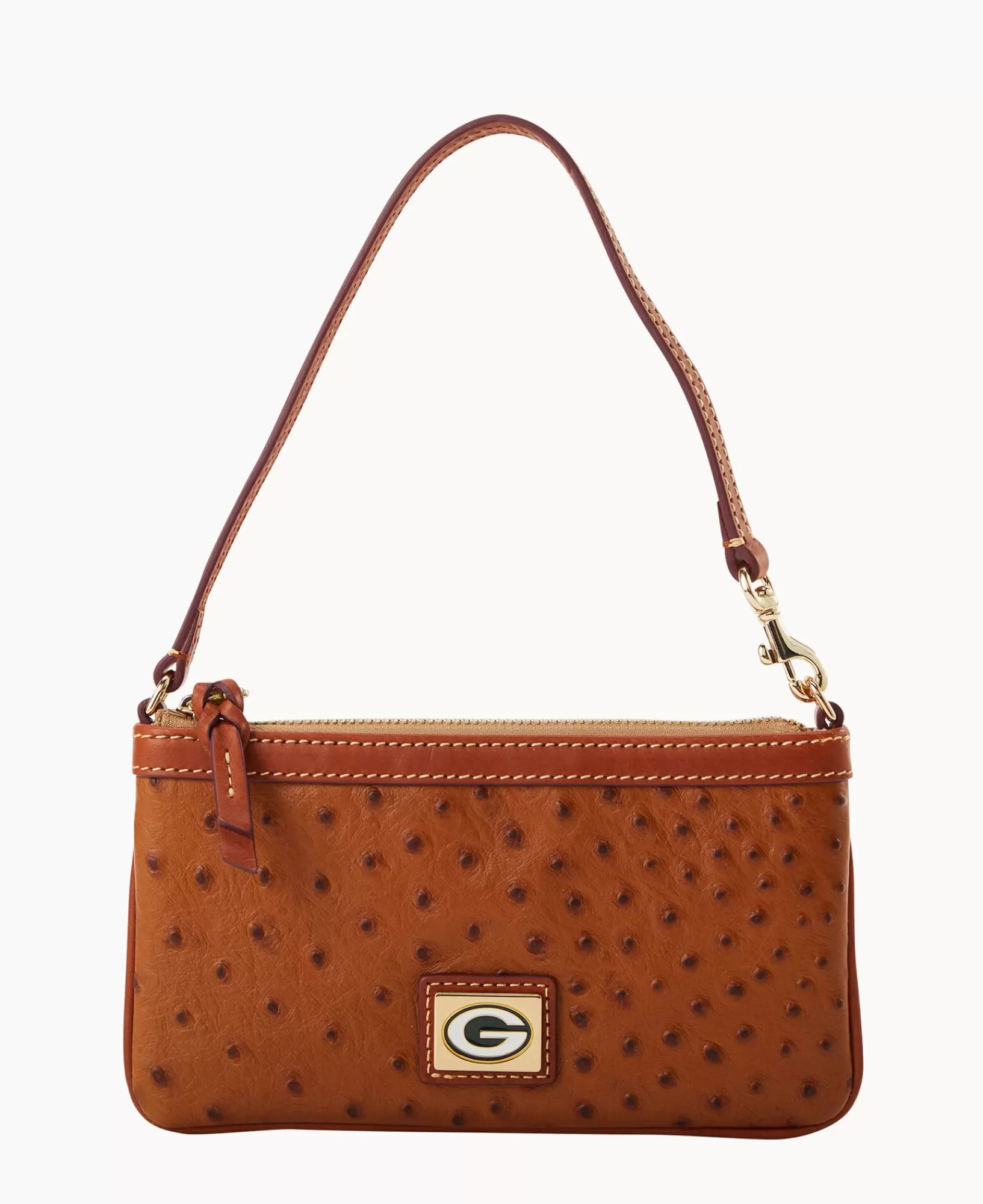 Wristlets | Wallets>Dooney & Bourke NFL Packers Large Slim Wristlet Caramel