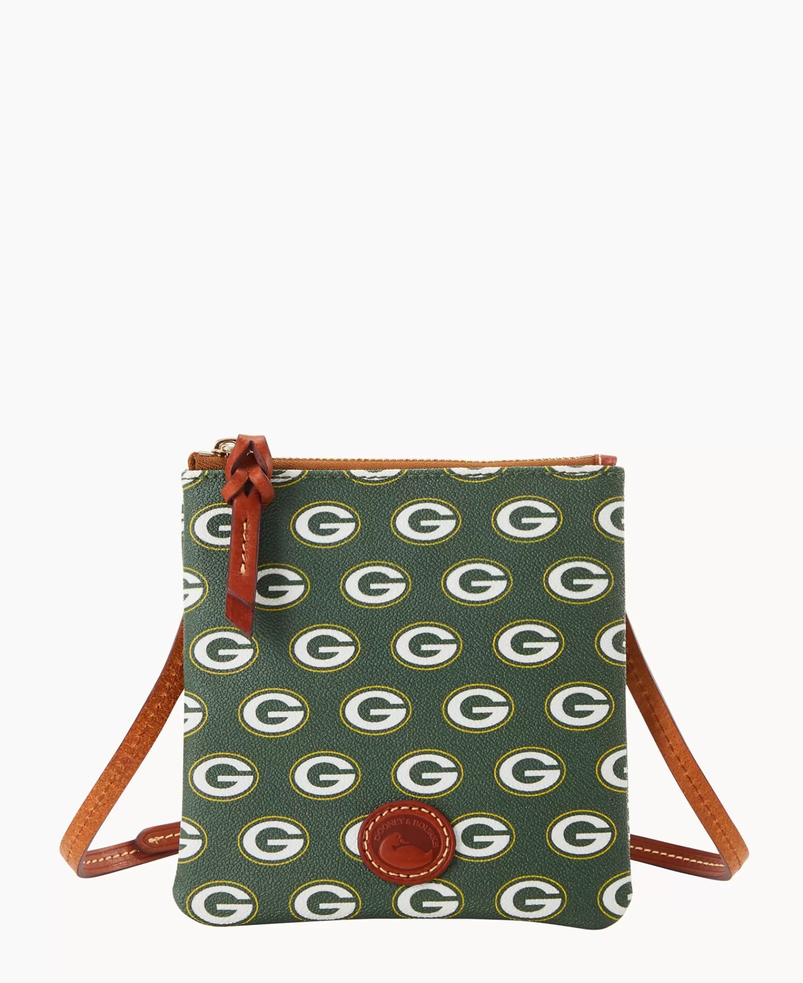 Shoulder Bags | Crossbodies>Dooney & Bourke NFL Packers Small North South Top Zip Crossbody Green