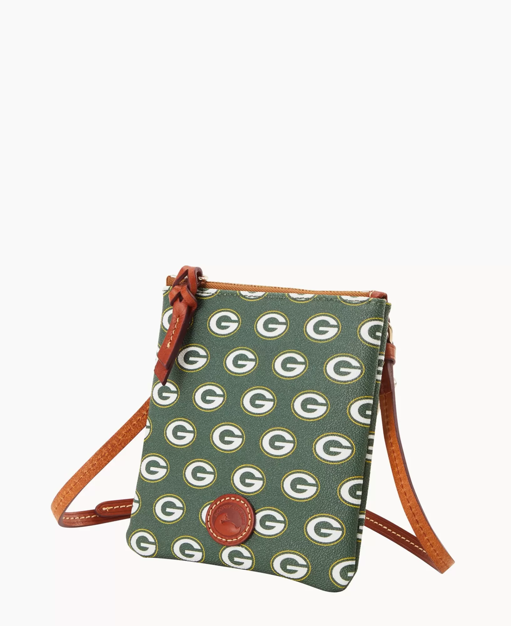 Shoulder Bags | Crossbodies>Dooney & Bourke NFL Packers Small North South Top Zip Crossbody Green