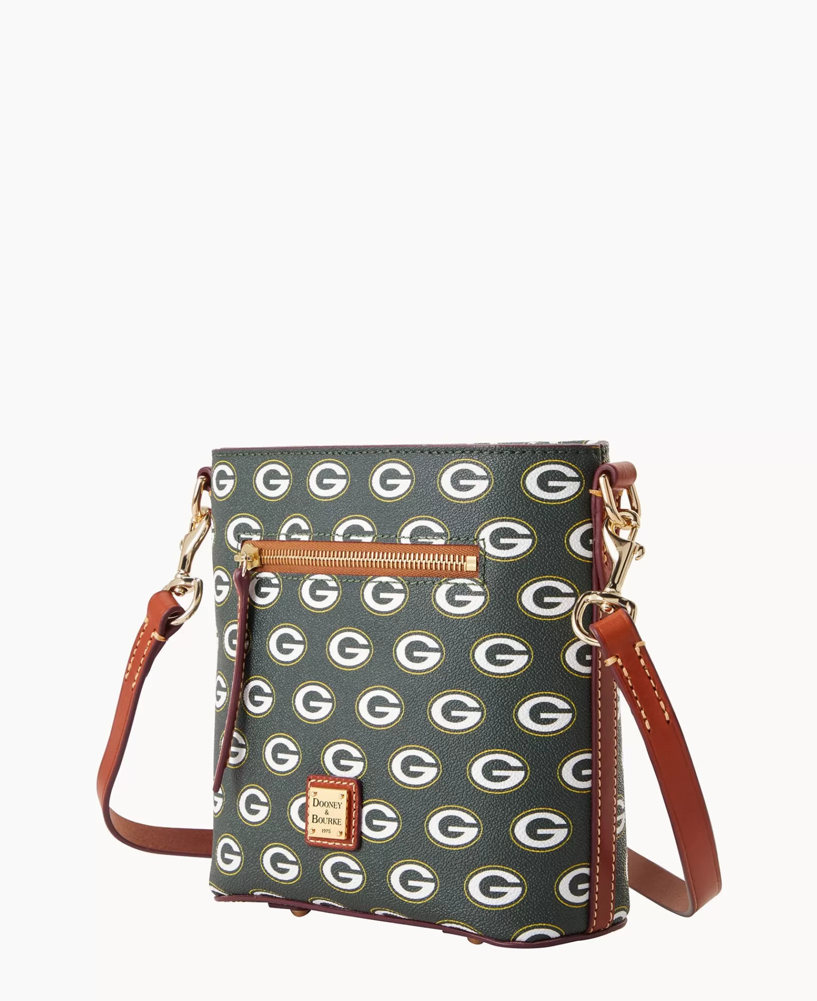 Shoulder Bags | Crossbodies>Dooney & Bourke NFL Packers Small Zip Crossbody Green