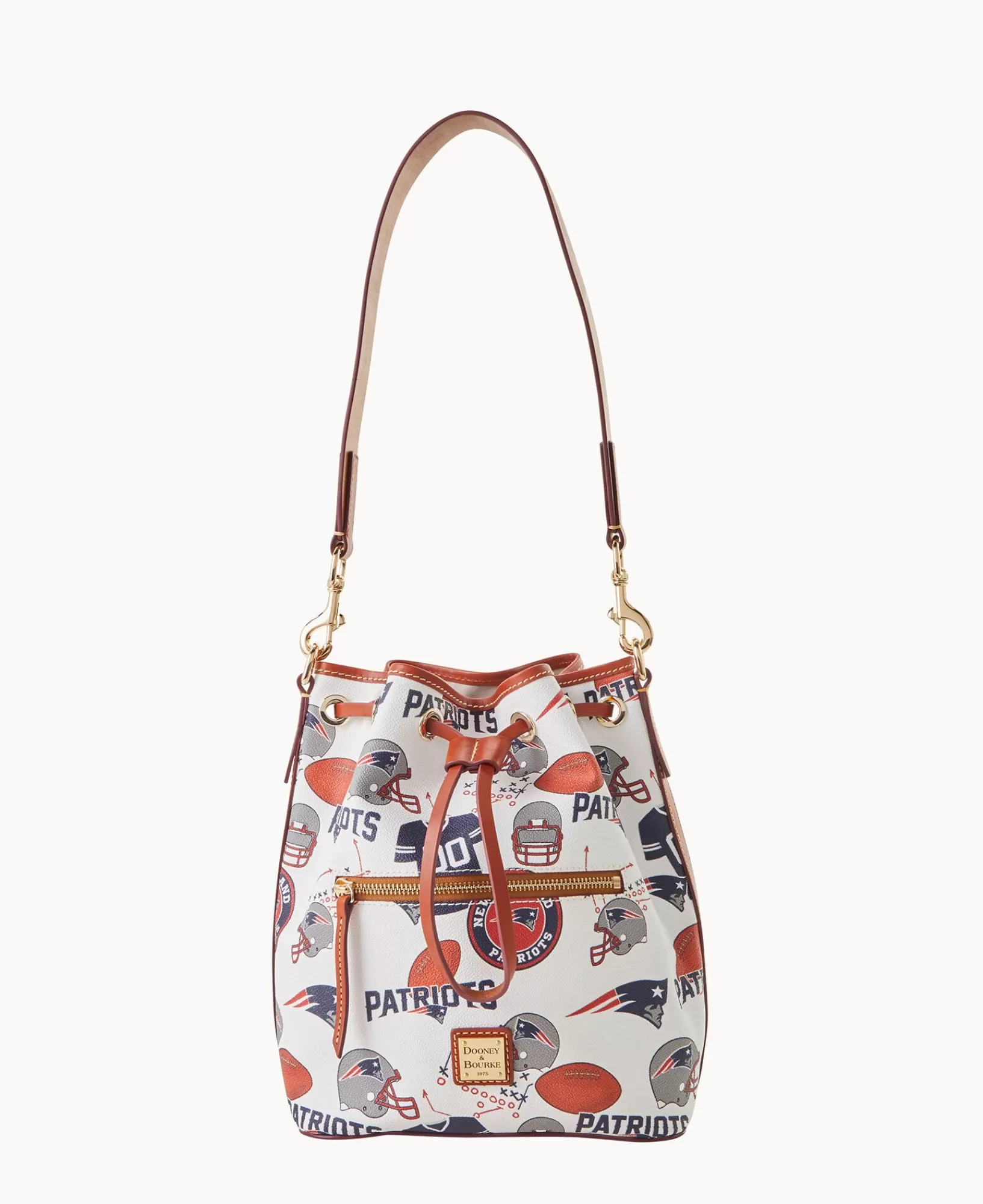 Shoulder Bags>Dooney & Bourke NFL Patriots Drawstring WhiteMulti