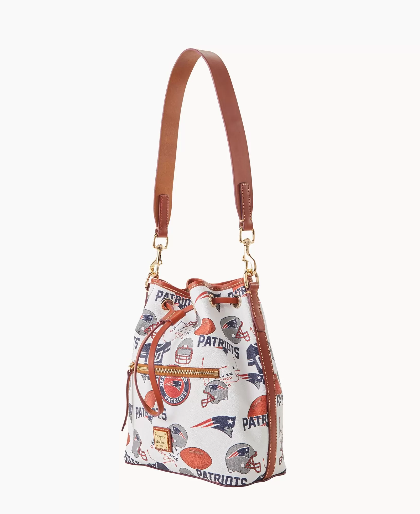 Shoulder Bags>Dooney & Bourke NFL Patriots Drawstring WhiteMulti