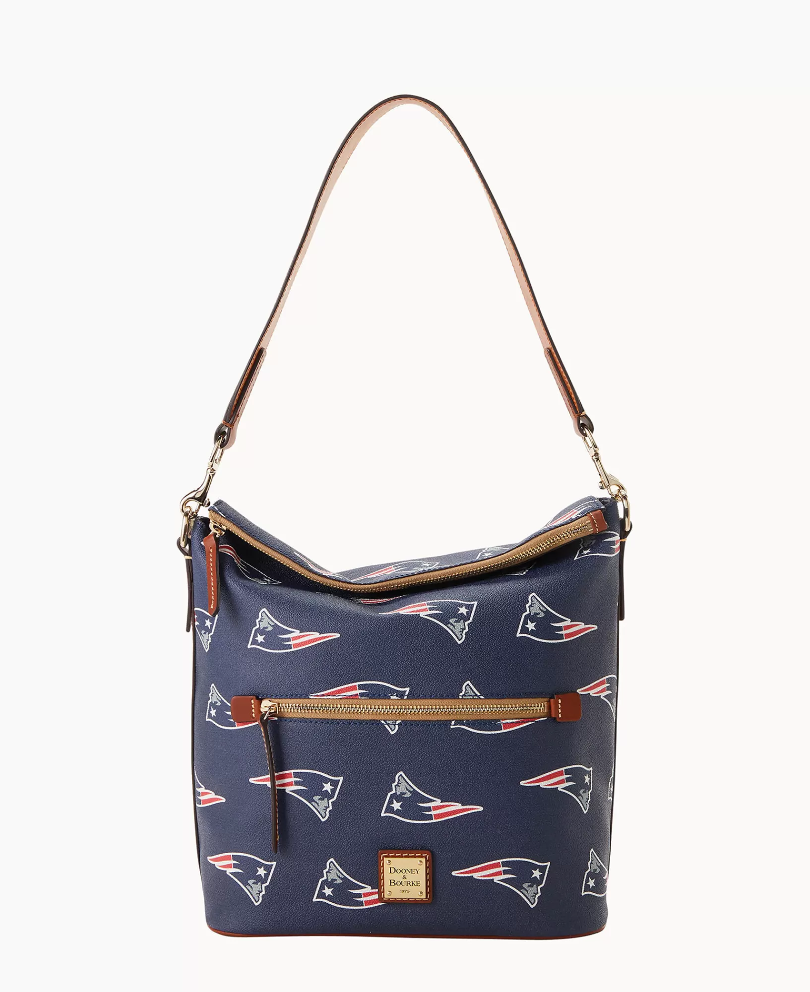 Shoulder Bags>Dooney & Bourke NFL Patriots Large Sac Navy