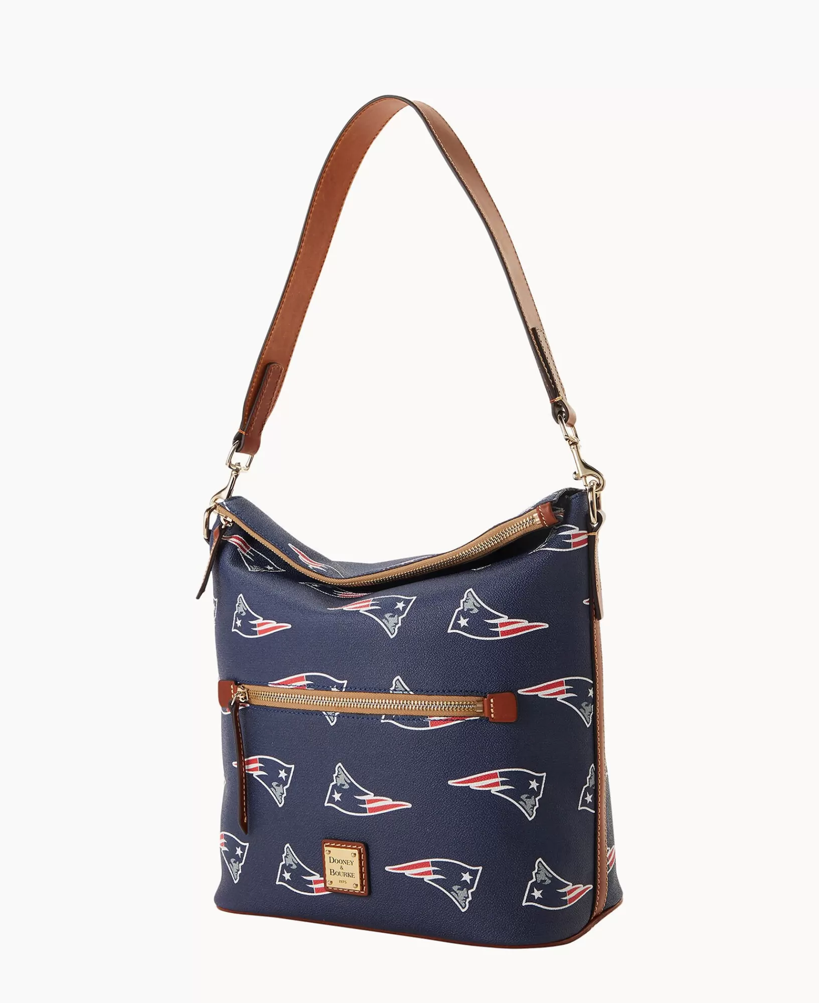 Shoulder Bags>Dooney & Bourke NFL Patriots Large Sac Navy