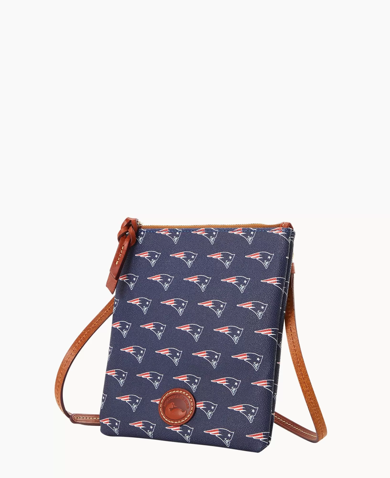 Shoulder Bags | Crossbodies>Dooney & Bourke NFL Patriots North South Top Zip Crossbody Navy