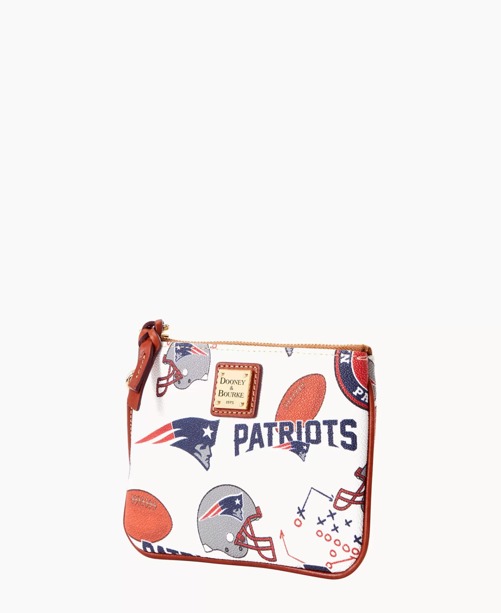 Wristlets | Wallets>Dooney & Bourke NFL Patriots Stadium Wristlet WhiteMulti